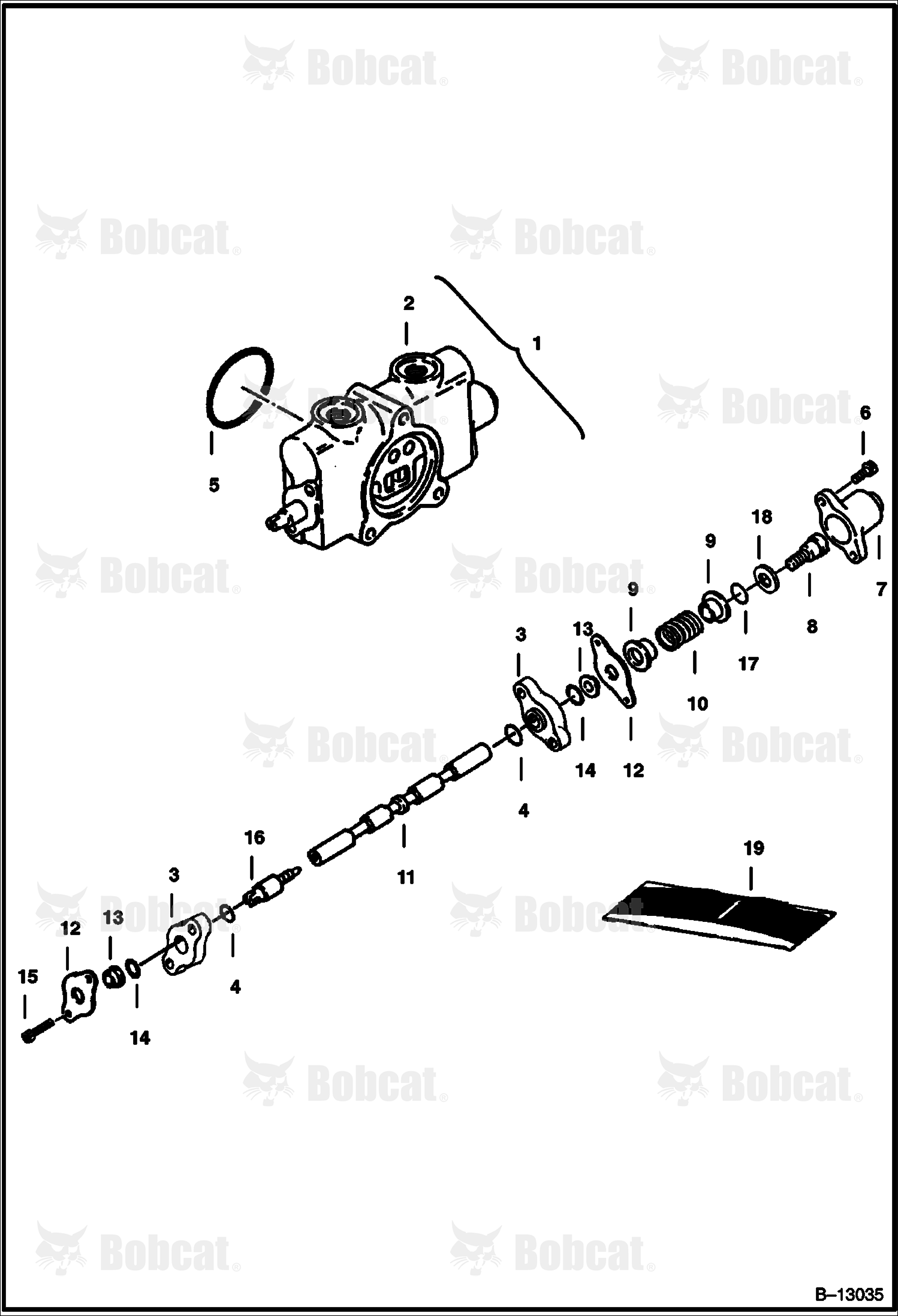 Valve Section (R.H. Travel)