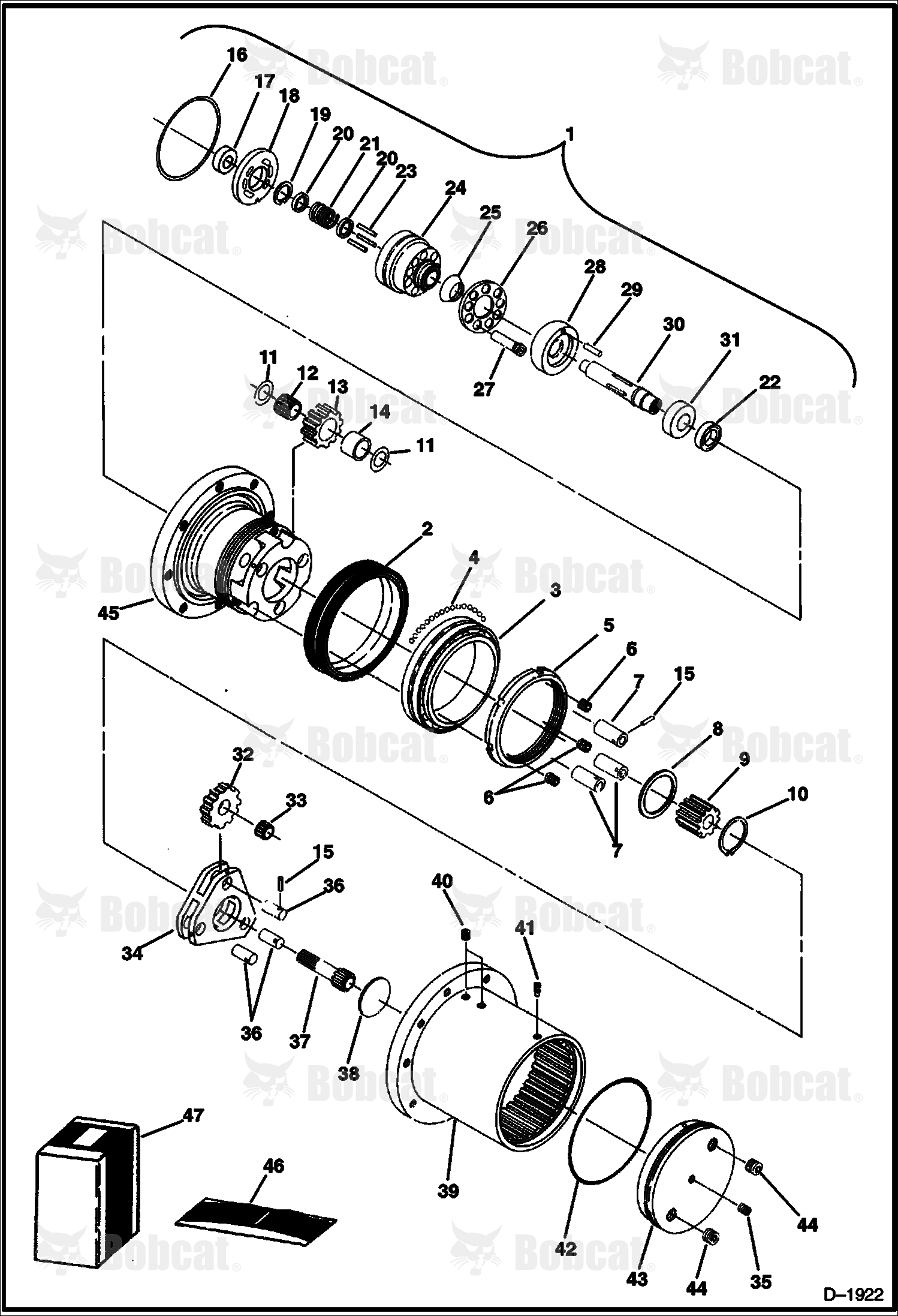 Travel Motor 508212930 & Above