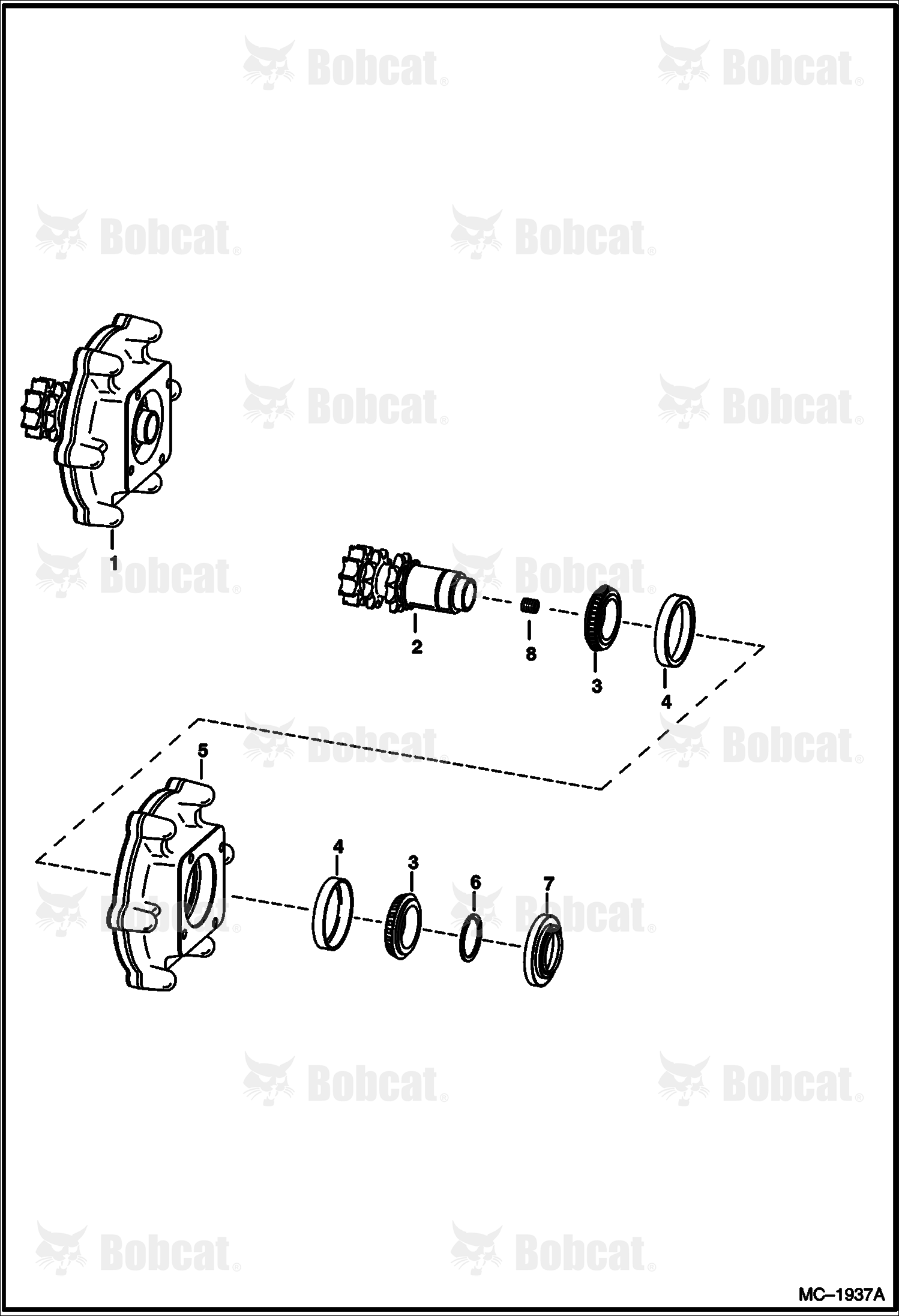 Motor Carrier (Drive Motor Mount Assy)  512265784 & Above, 512452246 & Above