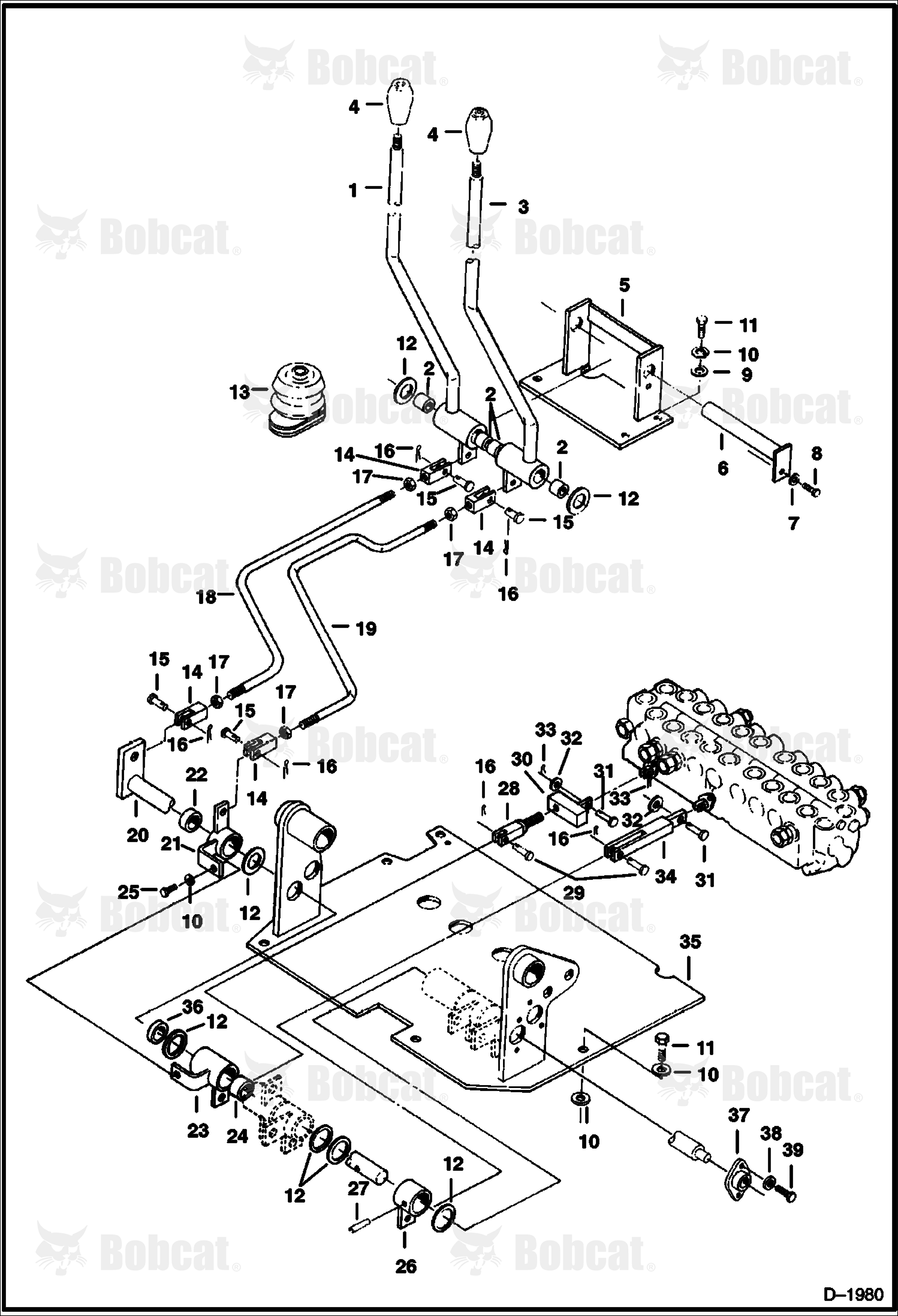 Boom Swing & Blade Control 508211309 & Above