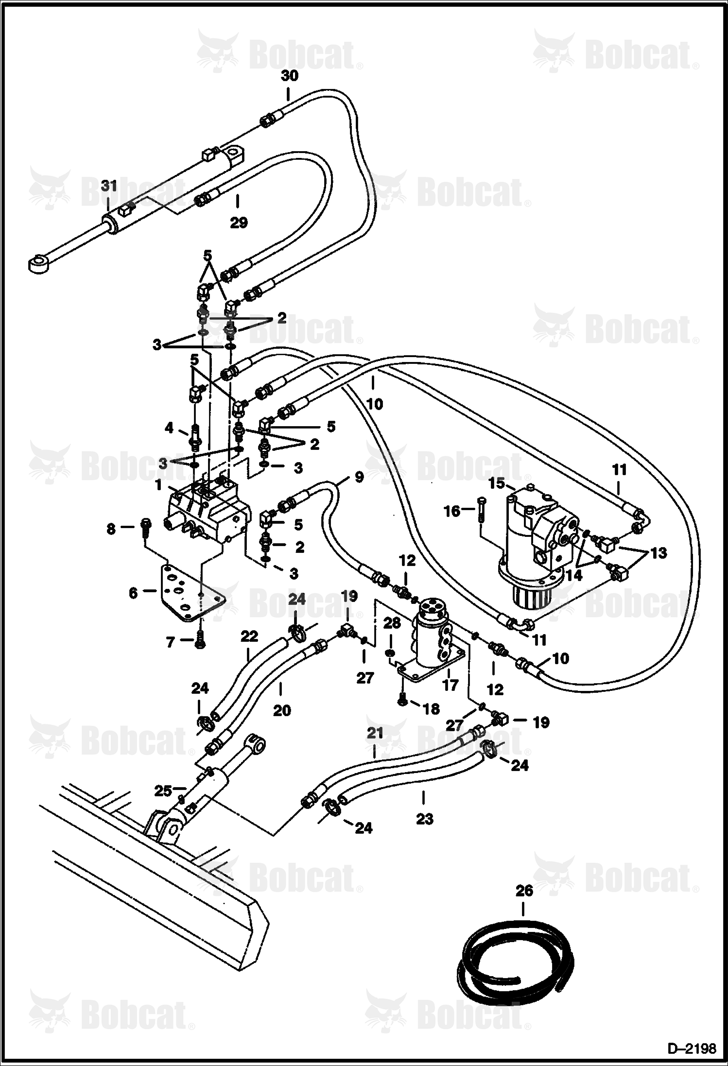 Hydraulic Circuitry (Blade & Swing)