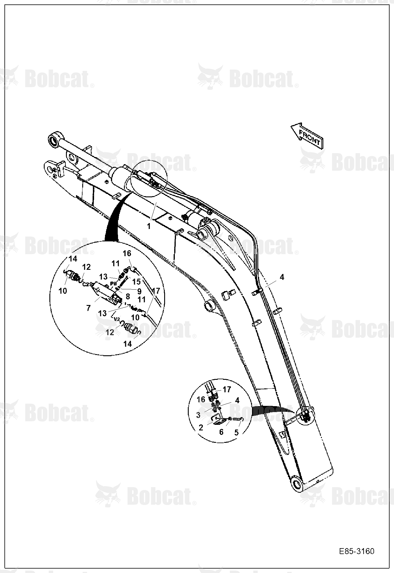 Hydraulic Circuitry (Arm Load Holding Valve)
