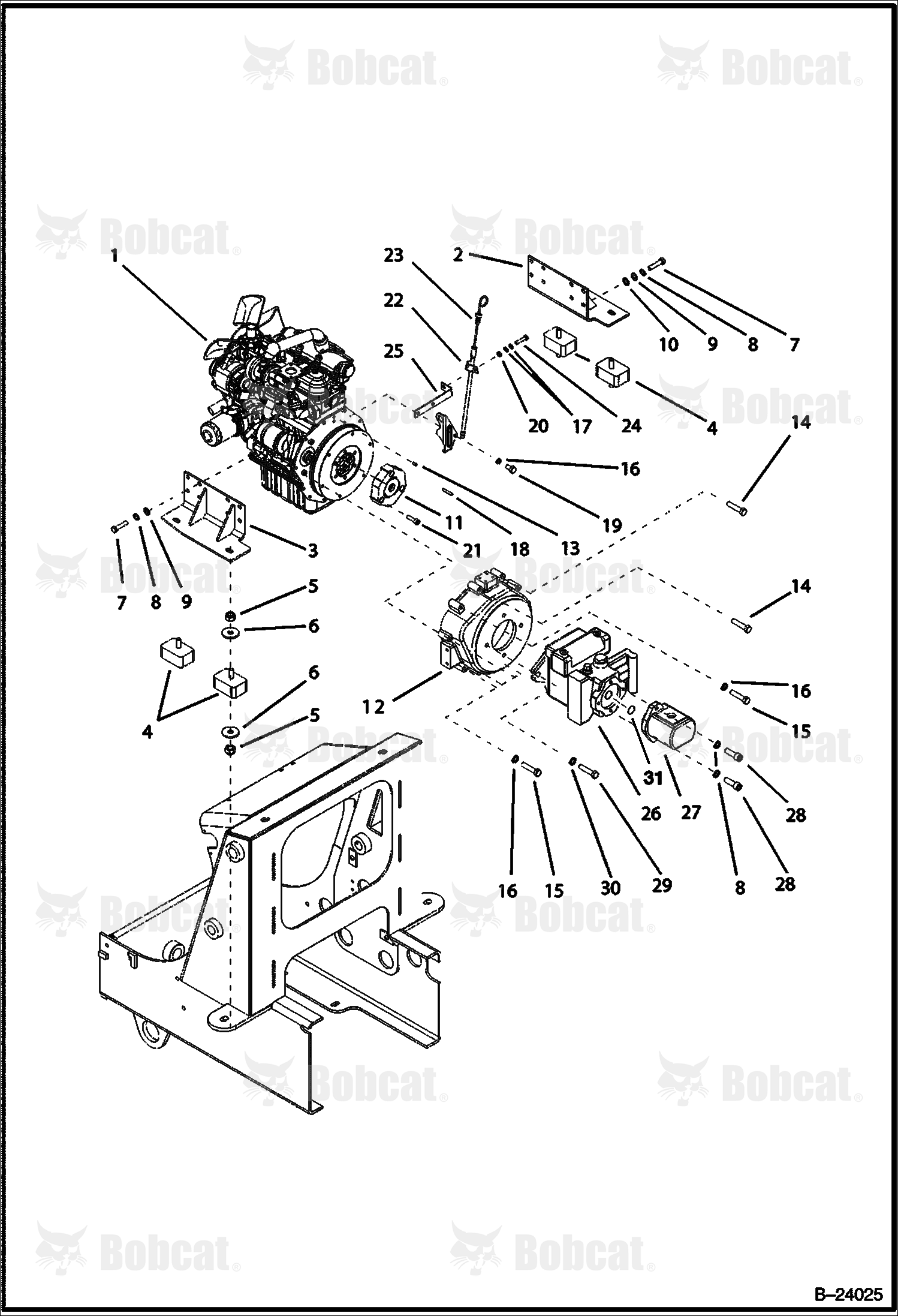 Engine & Attaching Parts