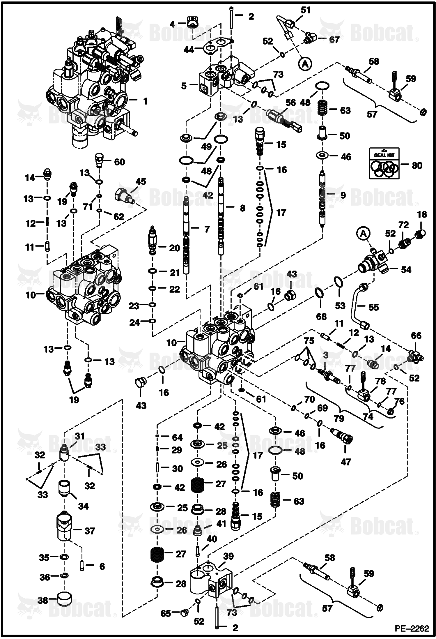 Hydraulic Control Valve 526915000 & Above, 526815001 & Above, 526715001 & Above, 526615001 & Above