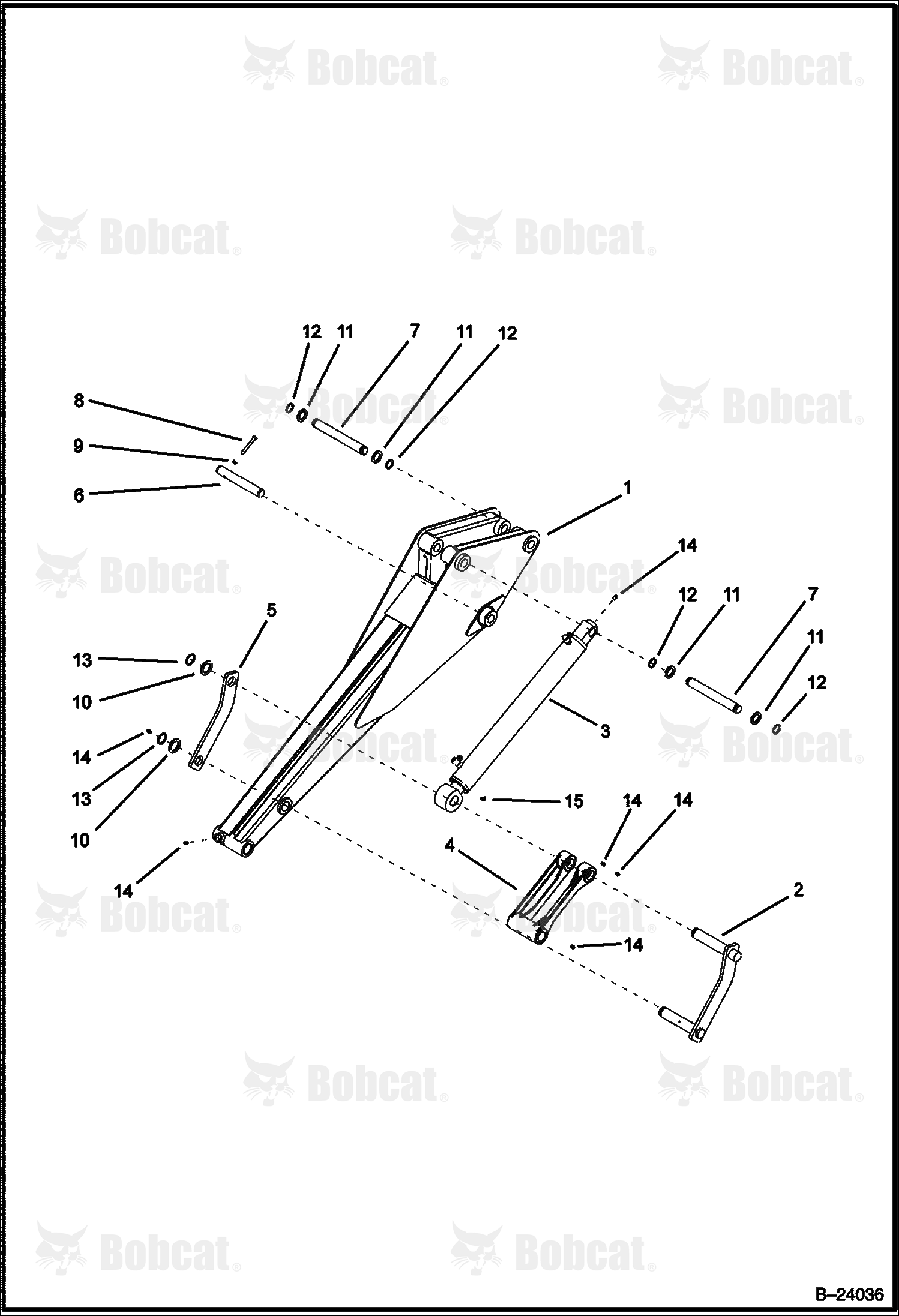 Arm (Center Mount Backhoe)