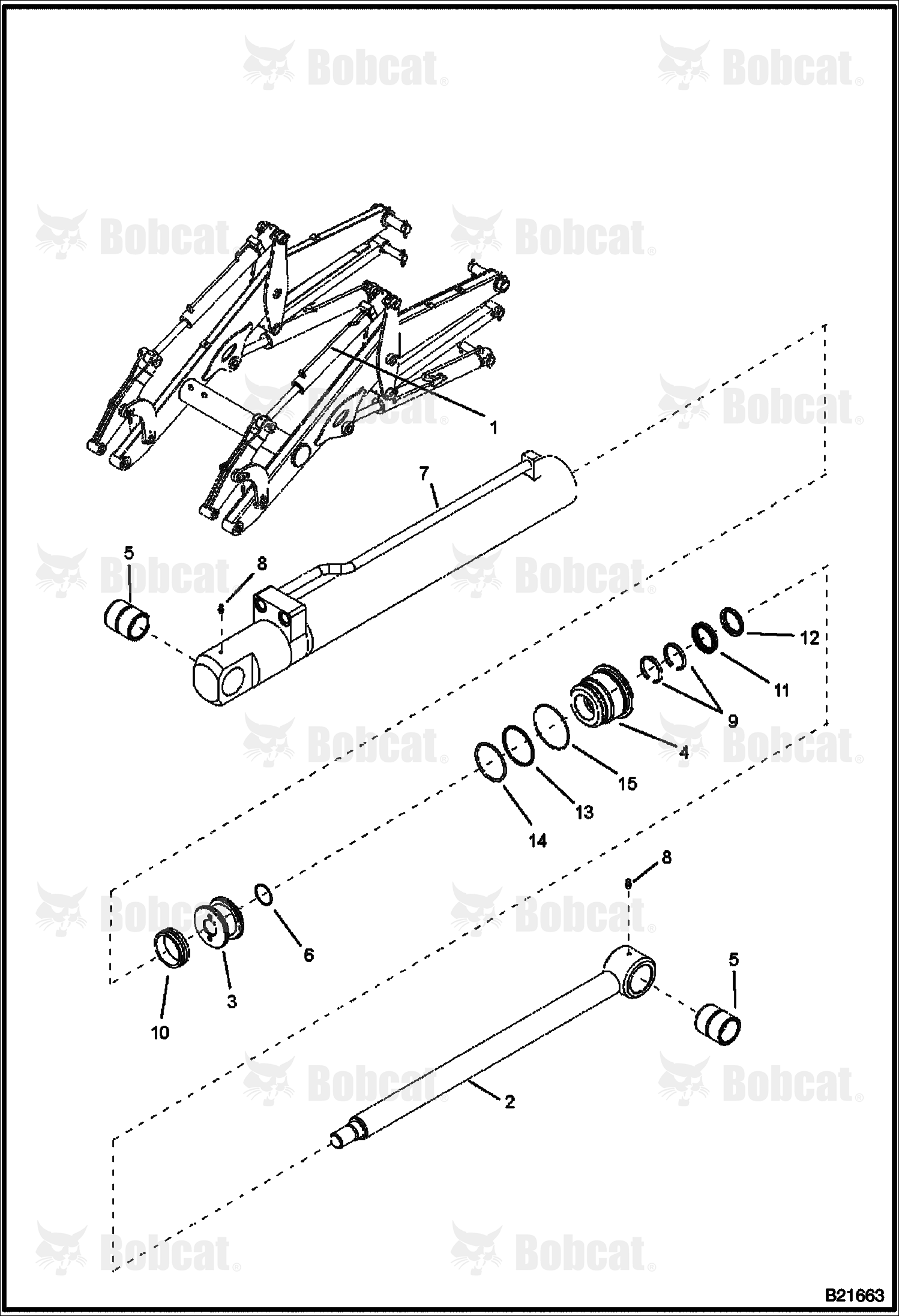 Tilt Cylinder (Right) 571711001 - 571711038