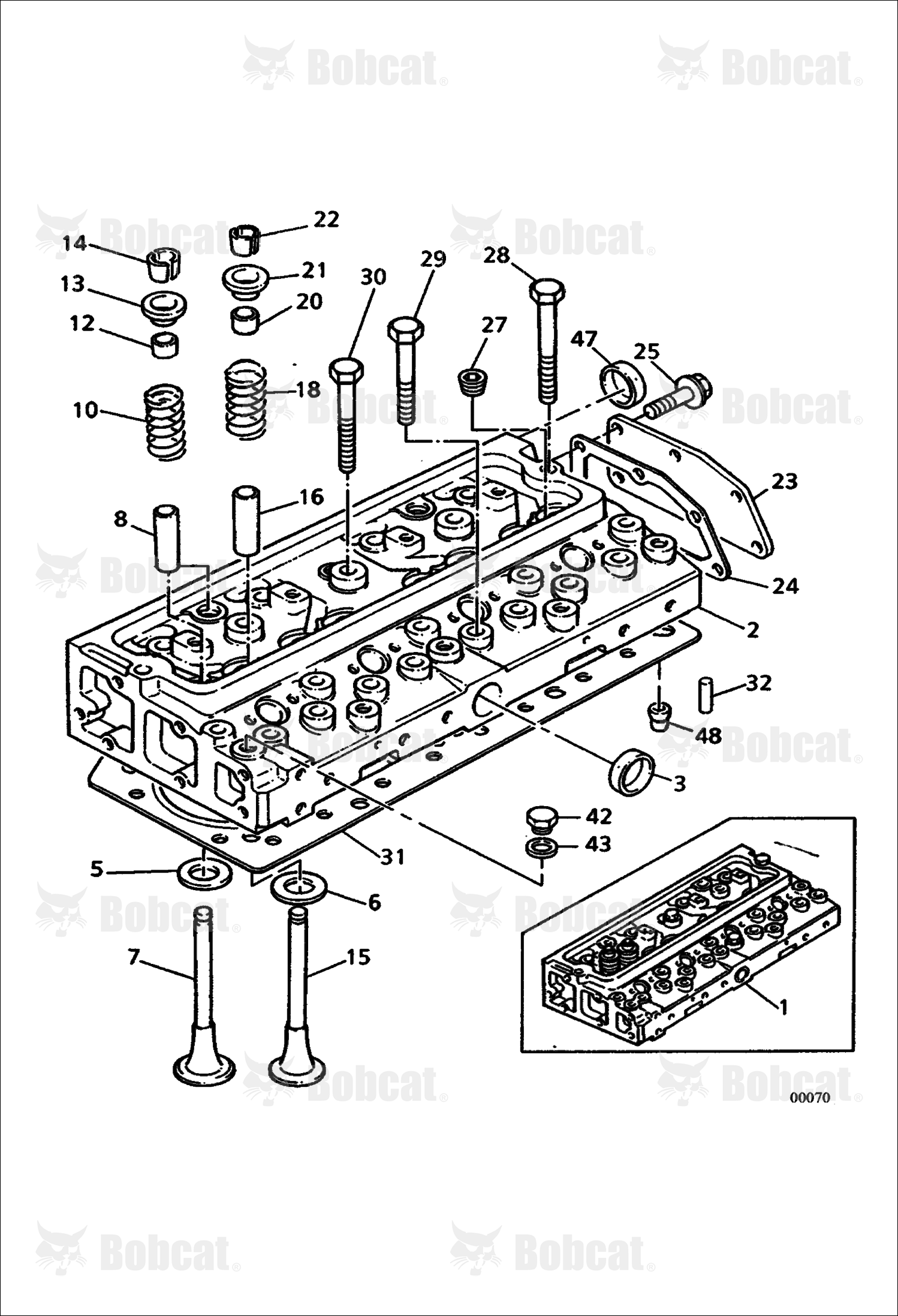 Cylinder Head 367011001 - 367013509, 367311001 - 367312505