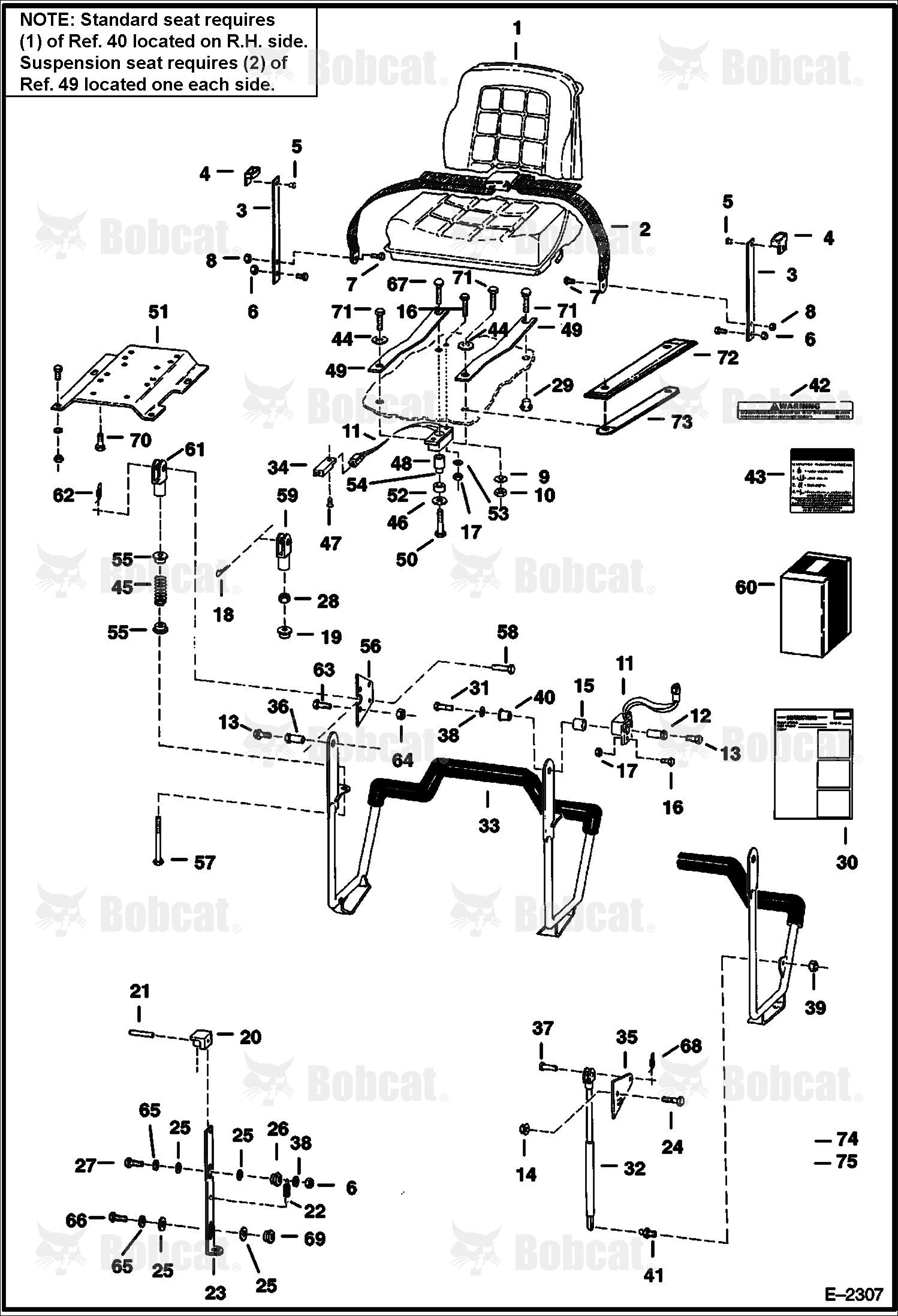 Seat & Seat Bar