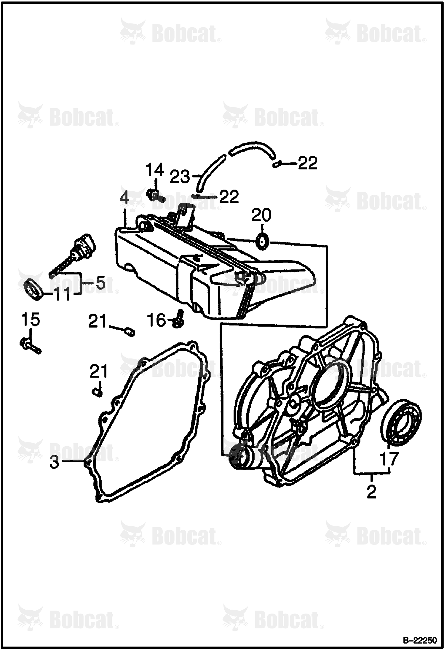 Honda Engine (Crankcase Cover)