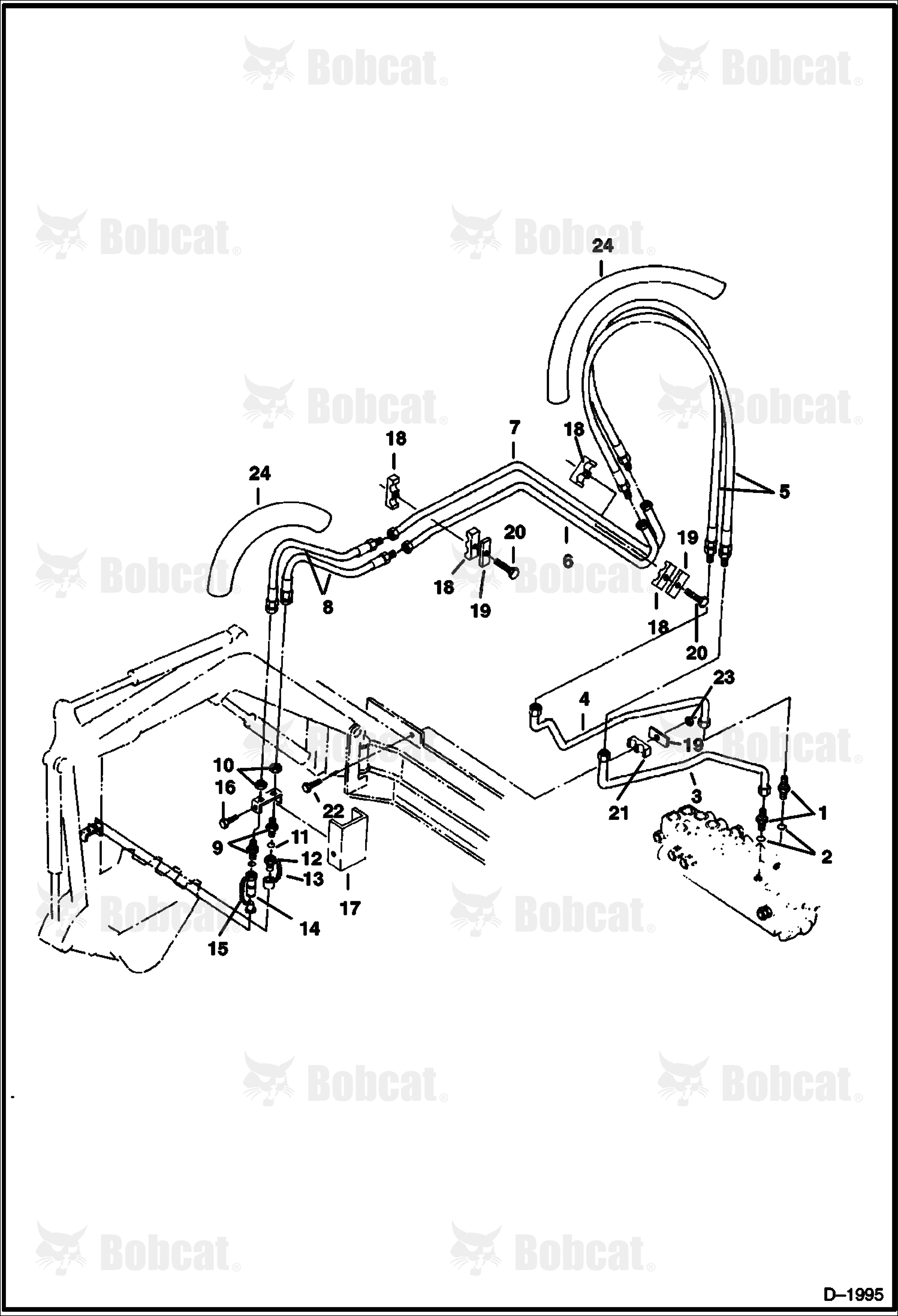 Hydraulic Circuitry (Valve to Auxiliary)