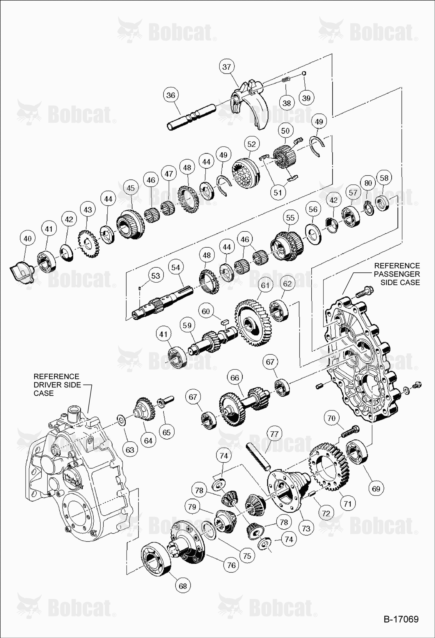 F & R Transmission & Gear Reduction (Unitized Transaxle)