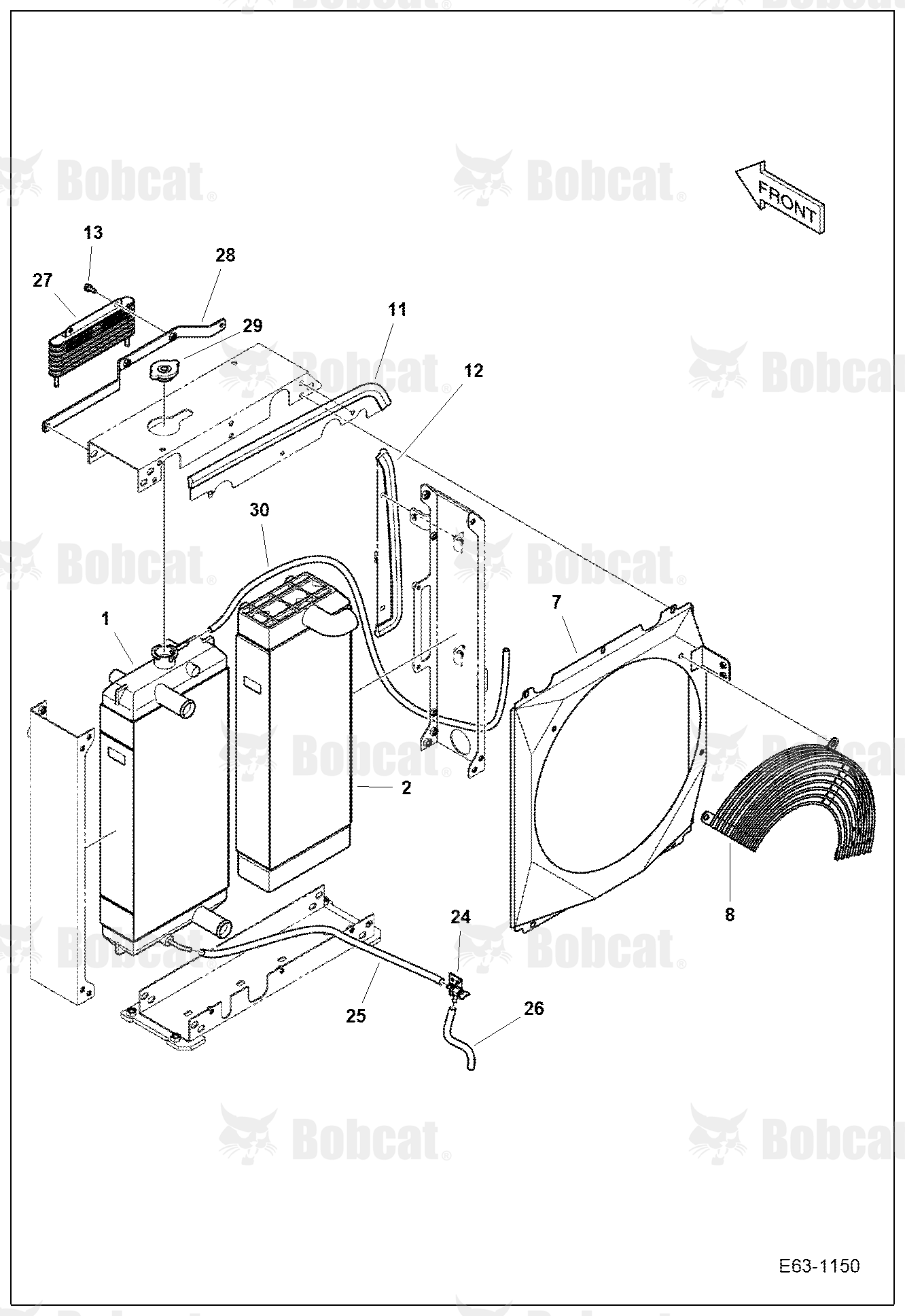 Engine and Attaching Parts (Radiator)