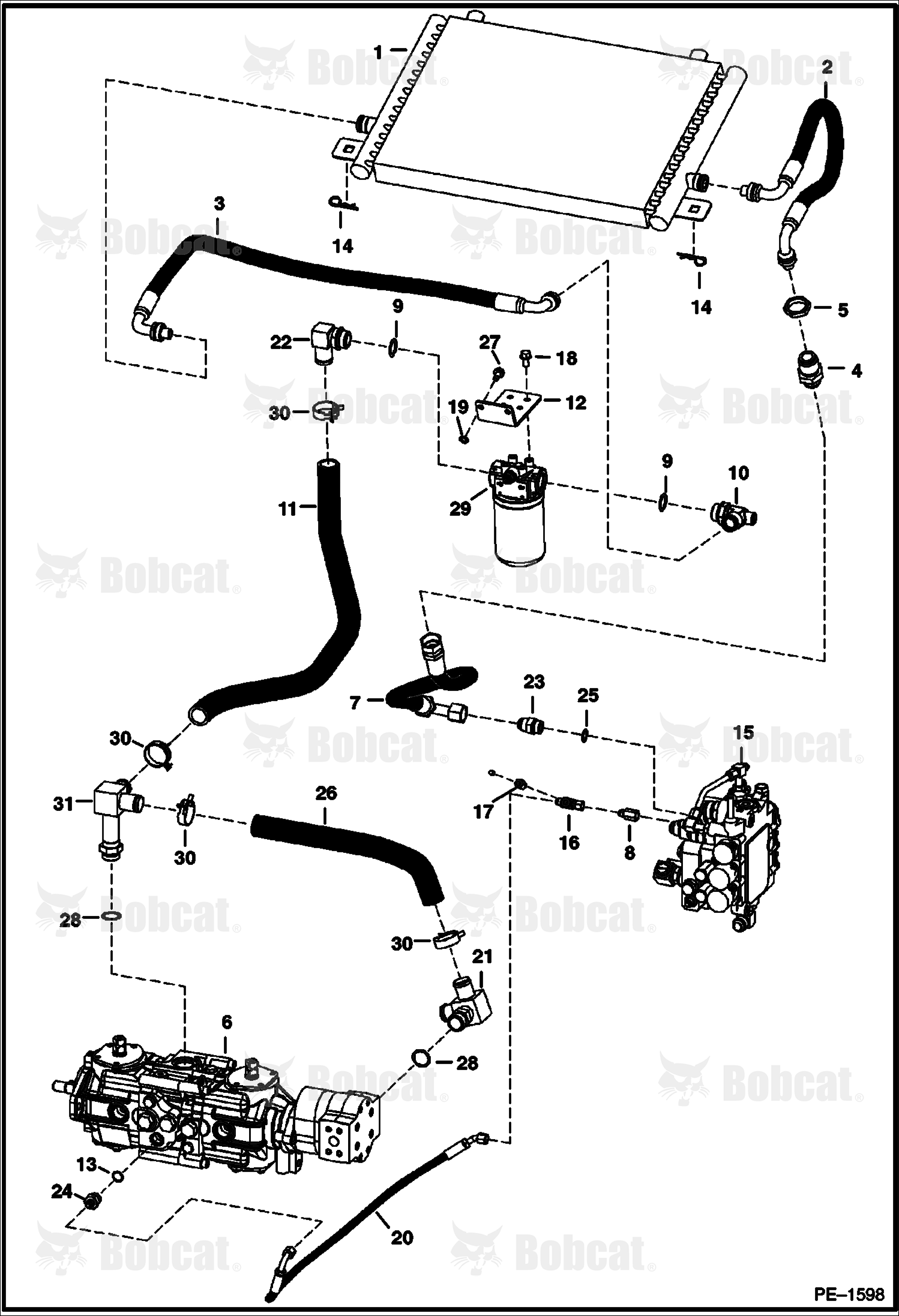 Hydrostatic Circuitry (W/Cooler)