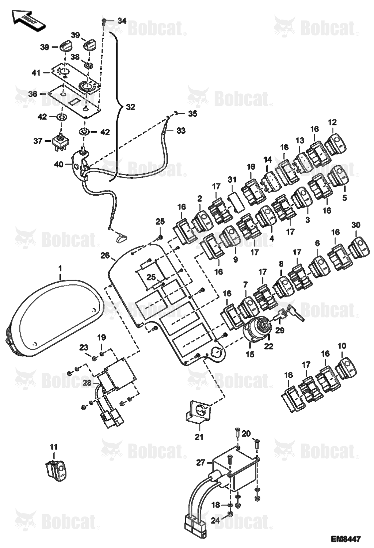Instrument Panel A8GS15000 & Above