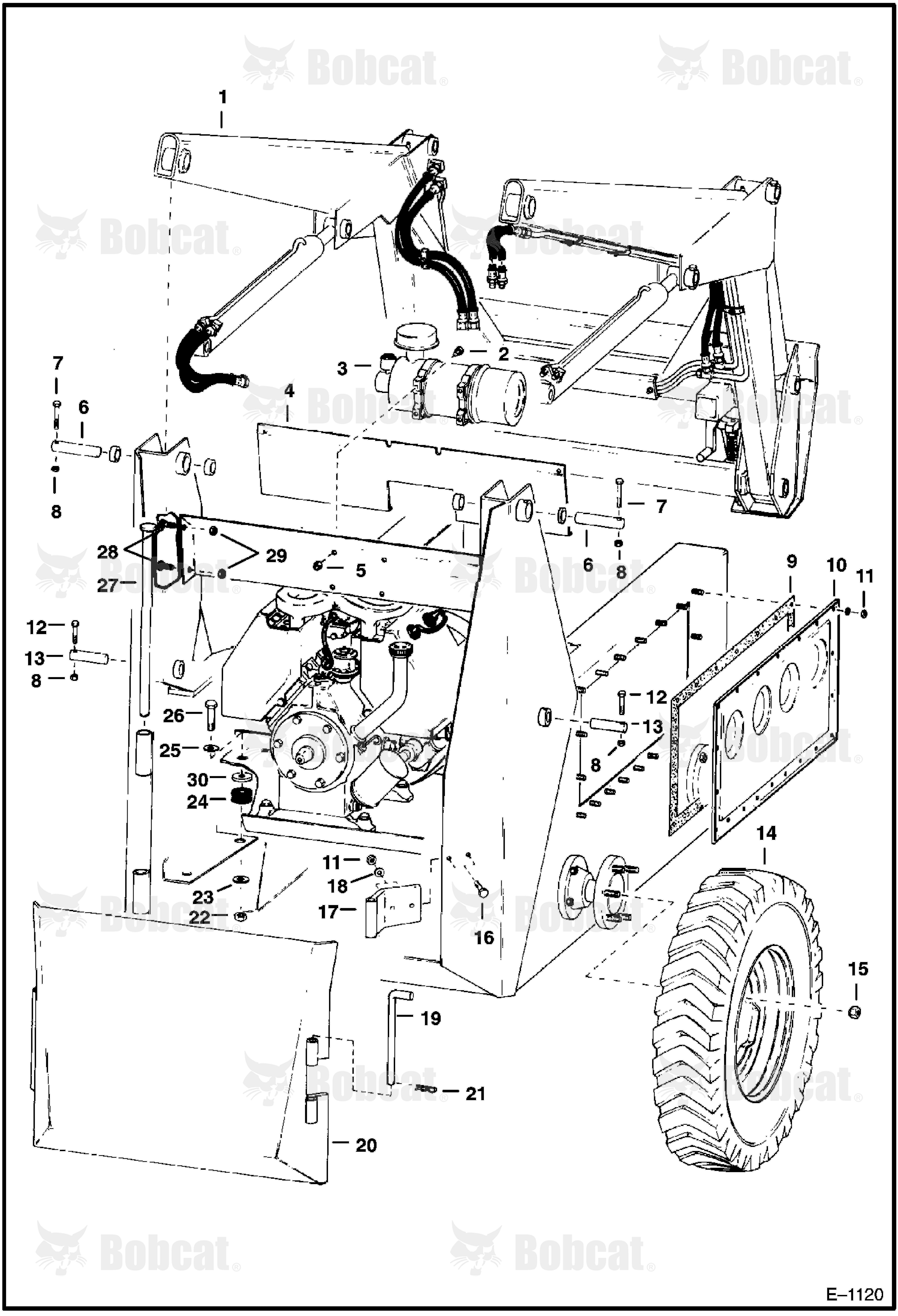 Main Frame & Attaching Parts