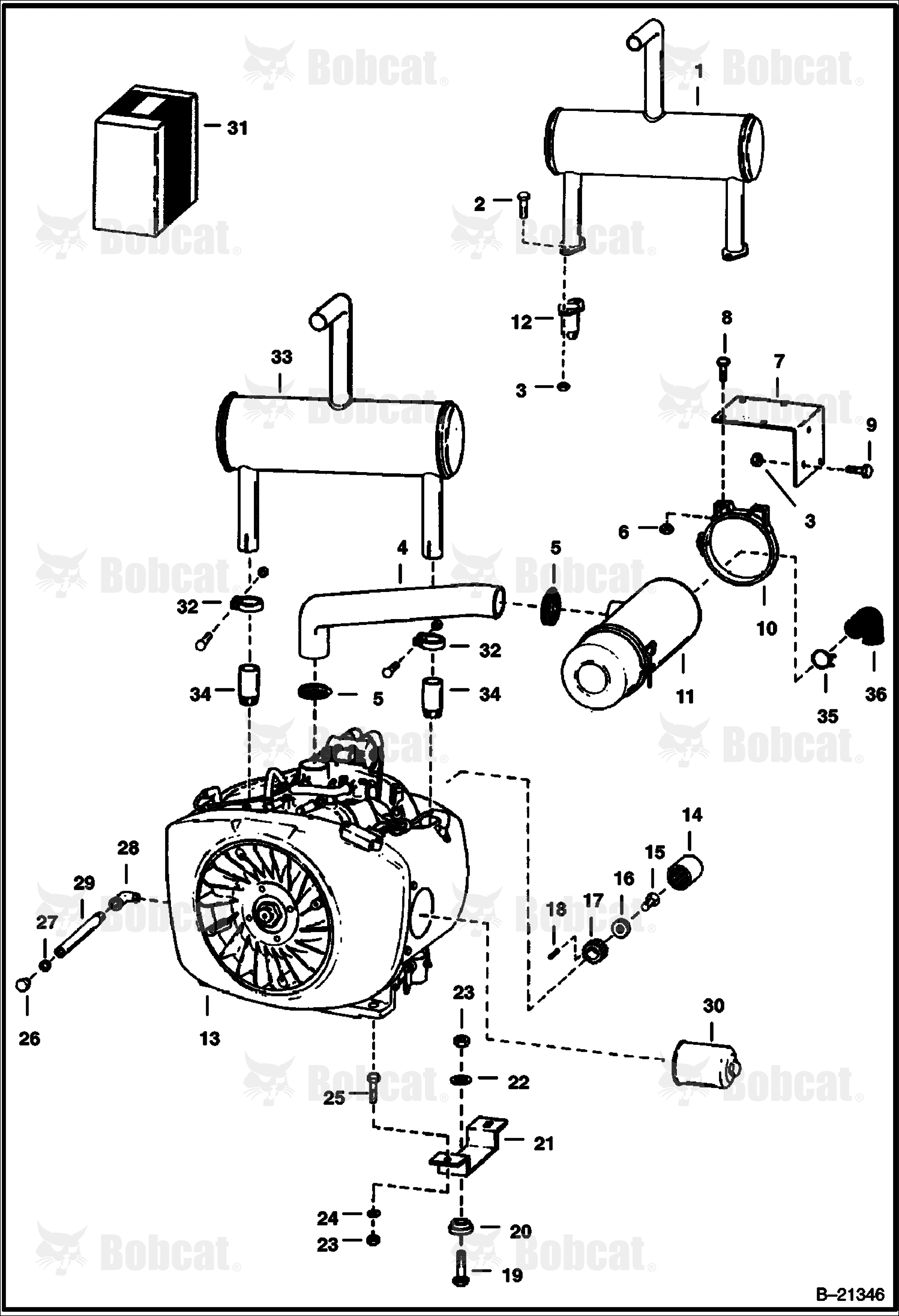Engine & Attaching Parts