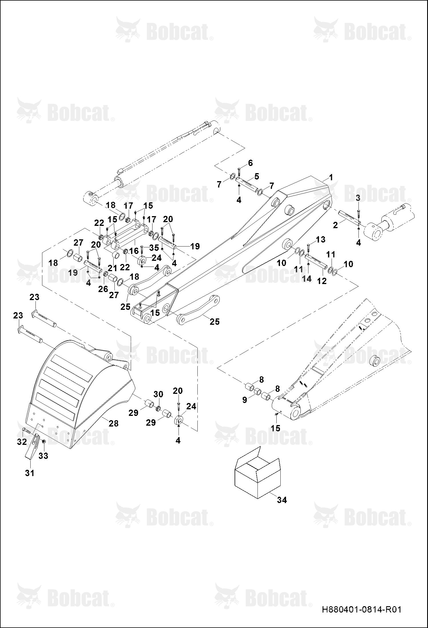 Standard Stick and Bucket Connections