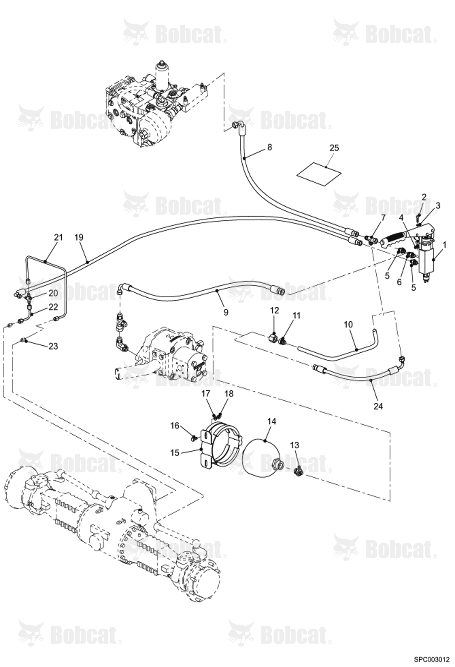 Parking Brake Hydraulic Installation (ACCUMULATOR)