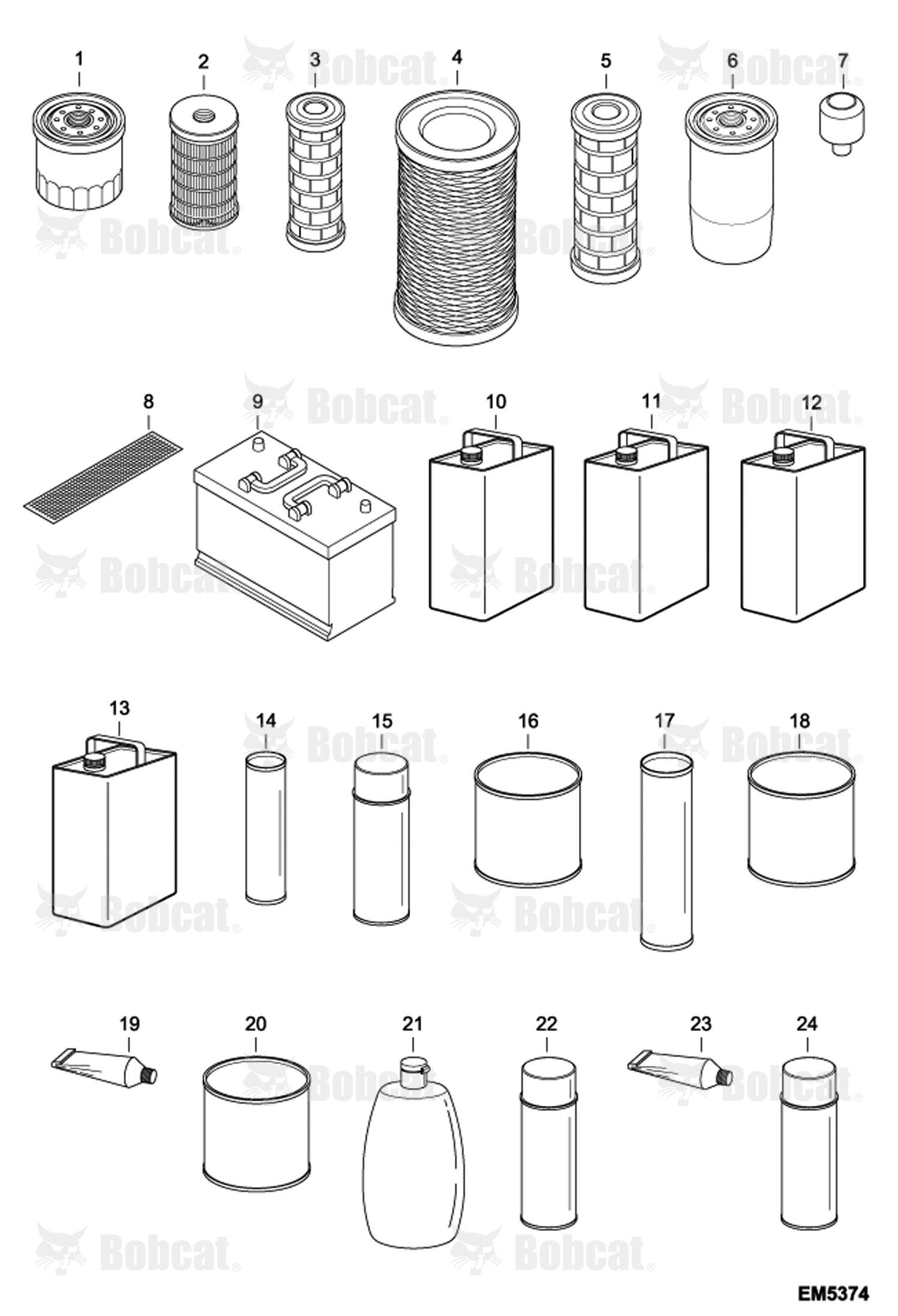 Maintenance Items (Service Parts)