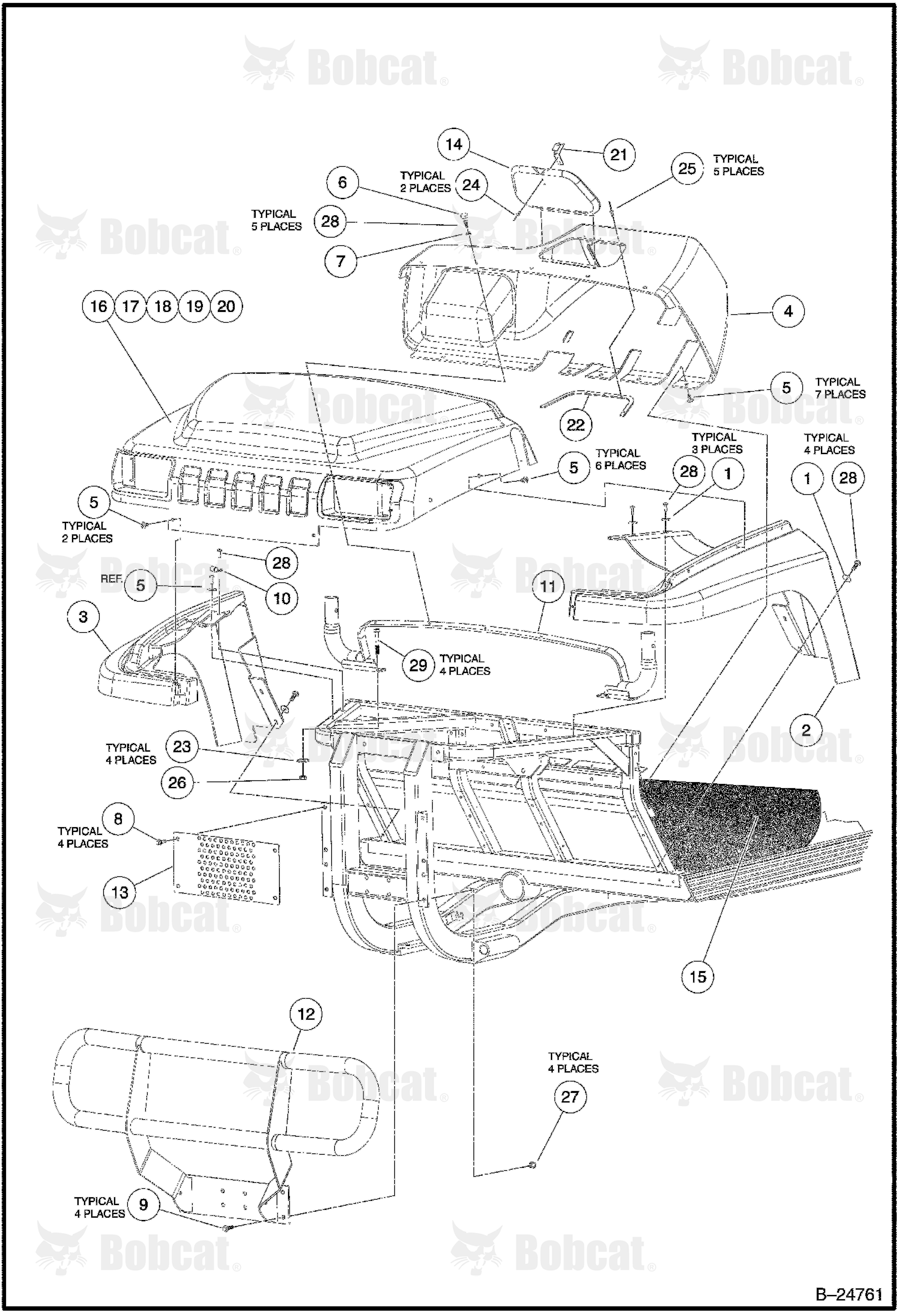 Front Body Trim (Gasoline)