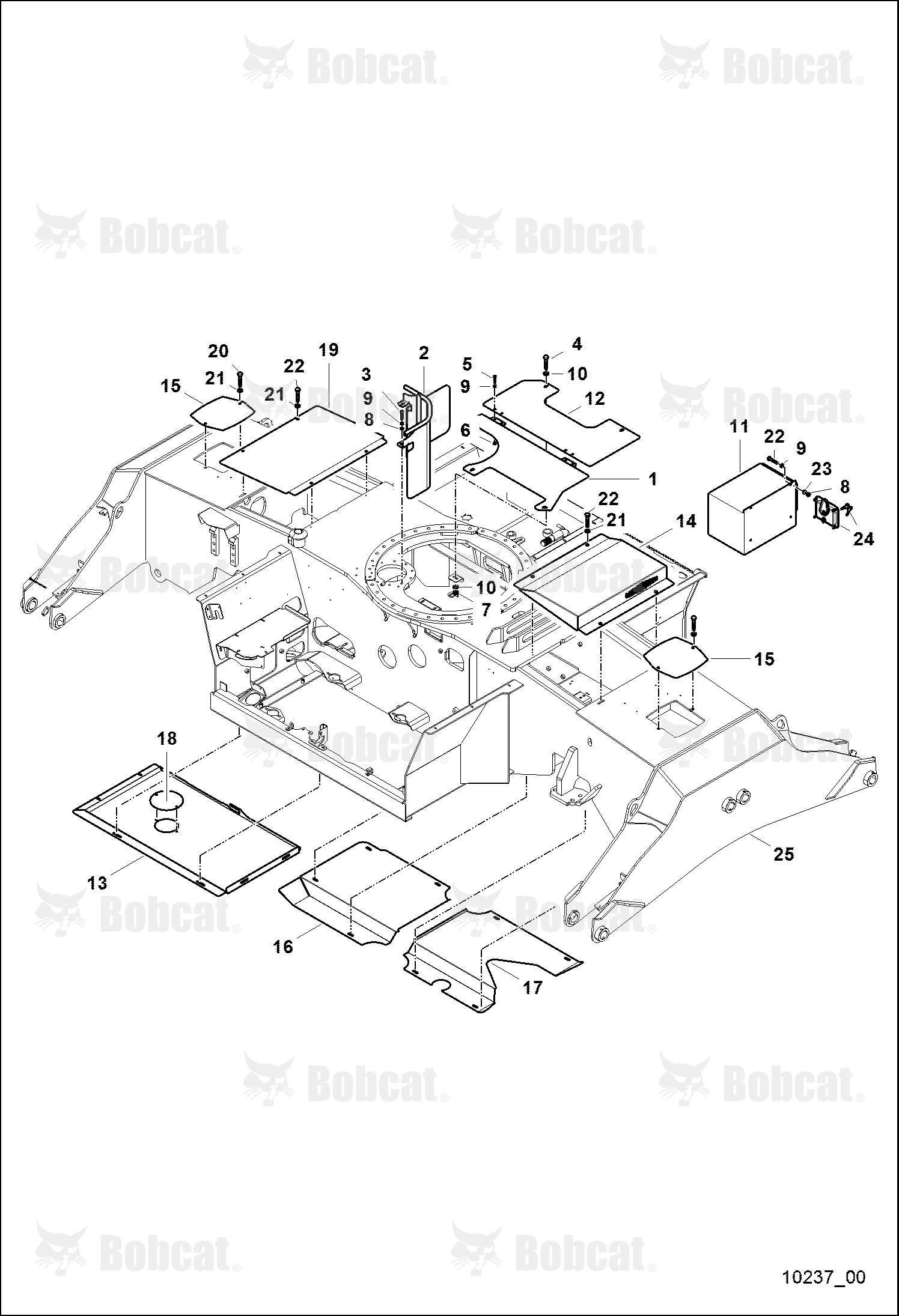 Chassis With Cover and Supports - 1