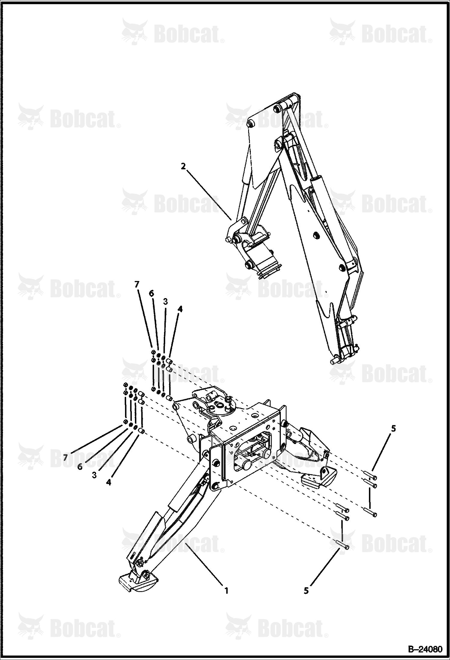 Center Mount Backhoe