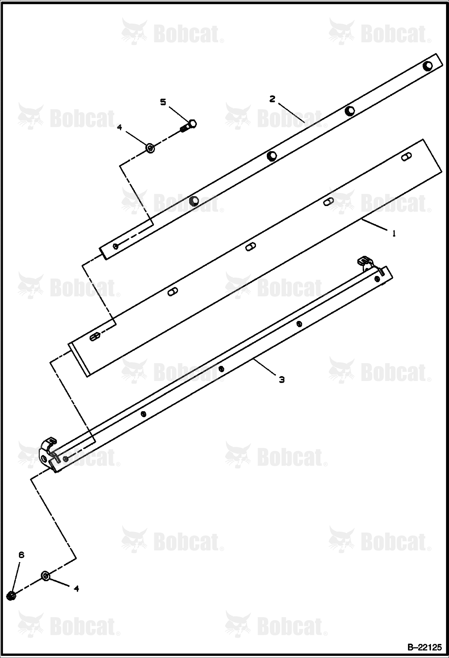 Rear Inside Scraper Assembly