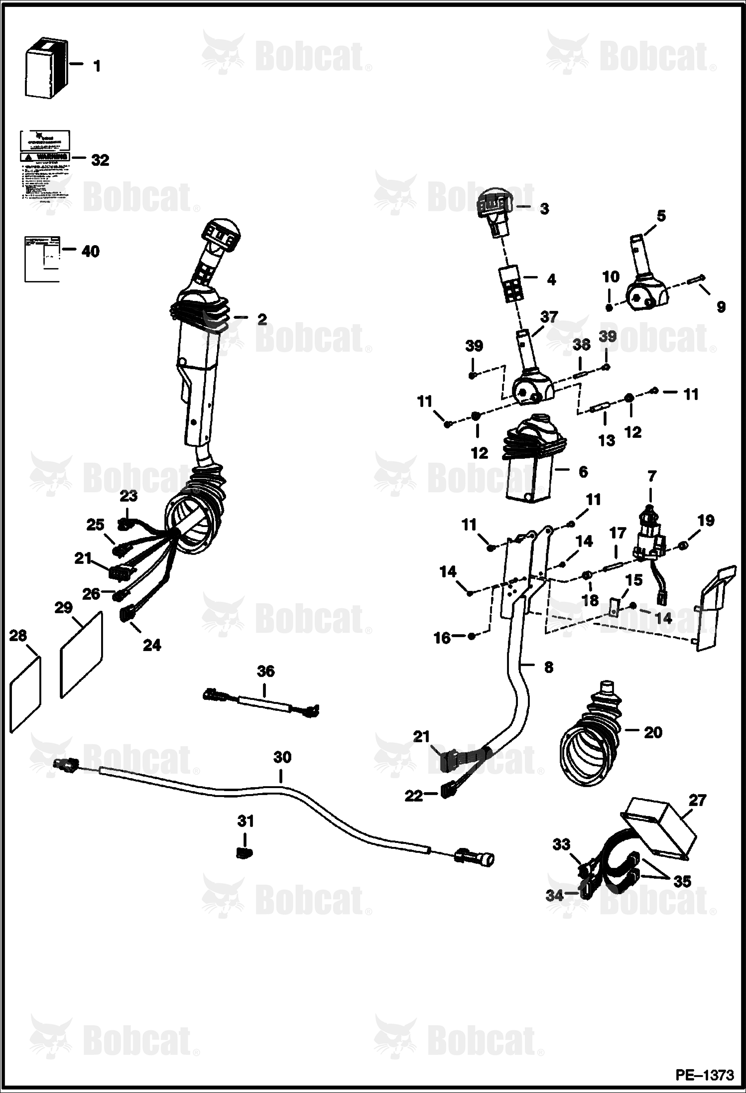 Hand Control Kit (For Loaders Equipped W/Advanced Hand Controls) (Push Button Float)