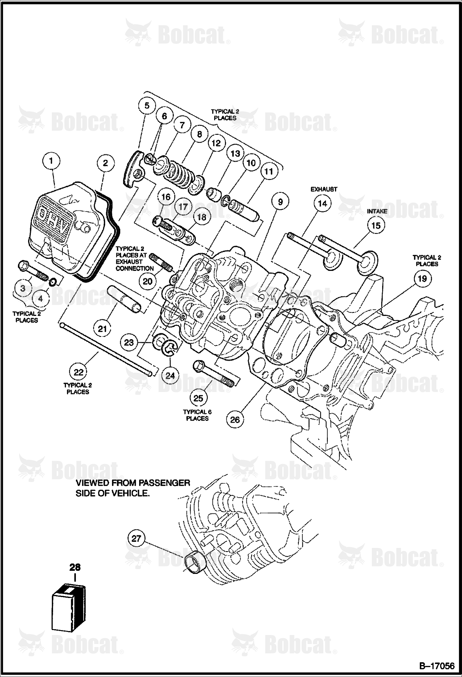 Cylinder Head (FE400 Engine)