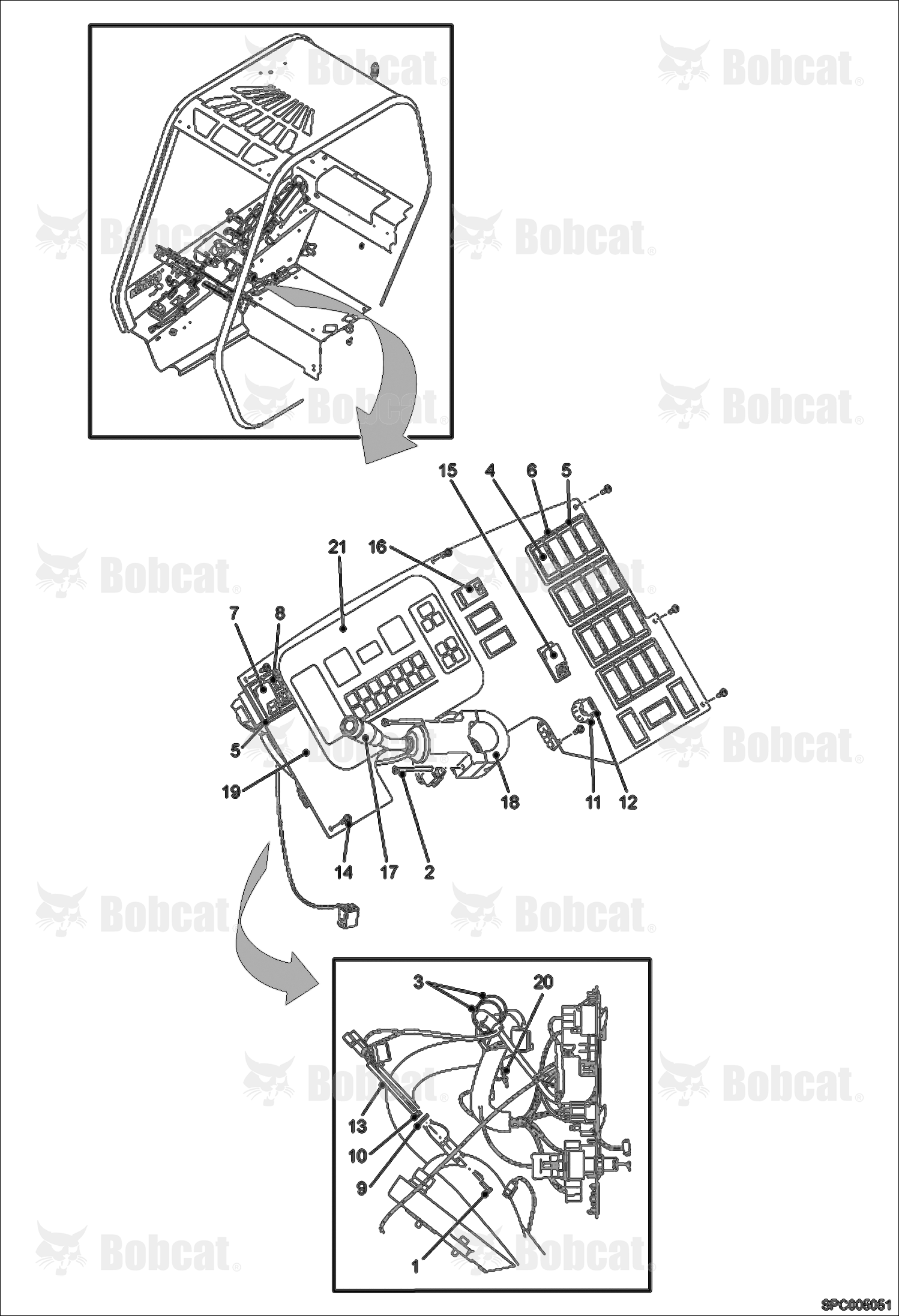 Electrical Circuit (Dashboard)  AC1D11001 - AC1D12999