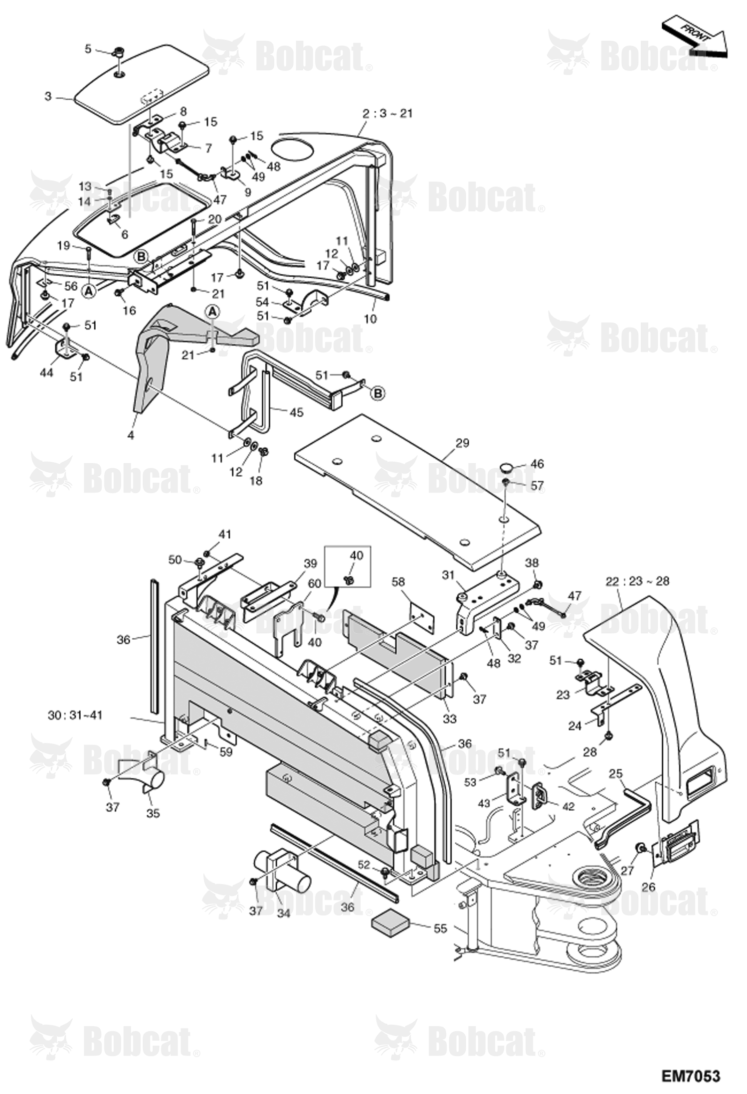 Rear Cover  AET311192 & Above, AETB11192 & Above