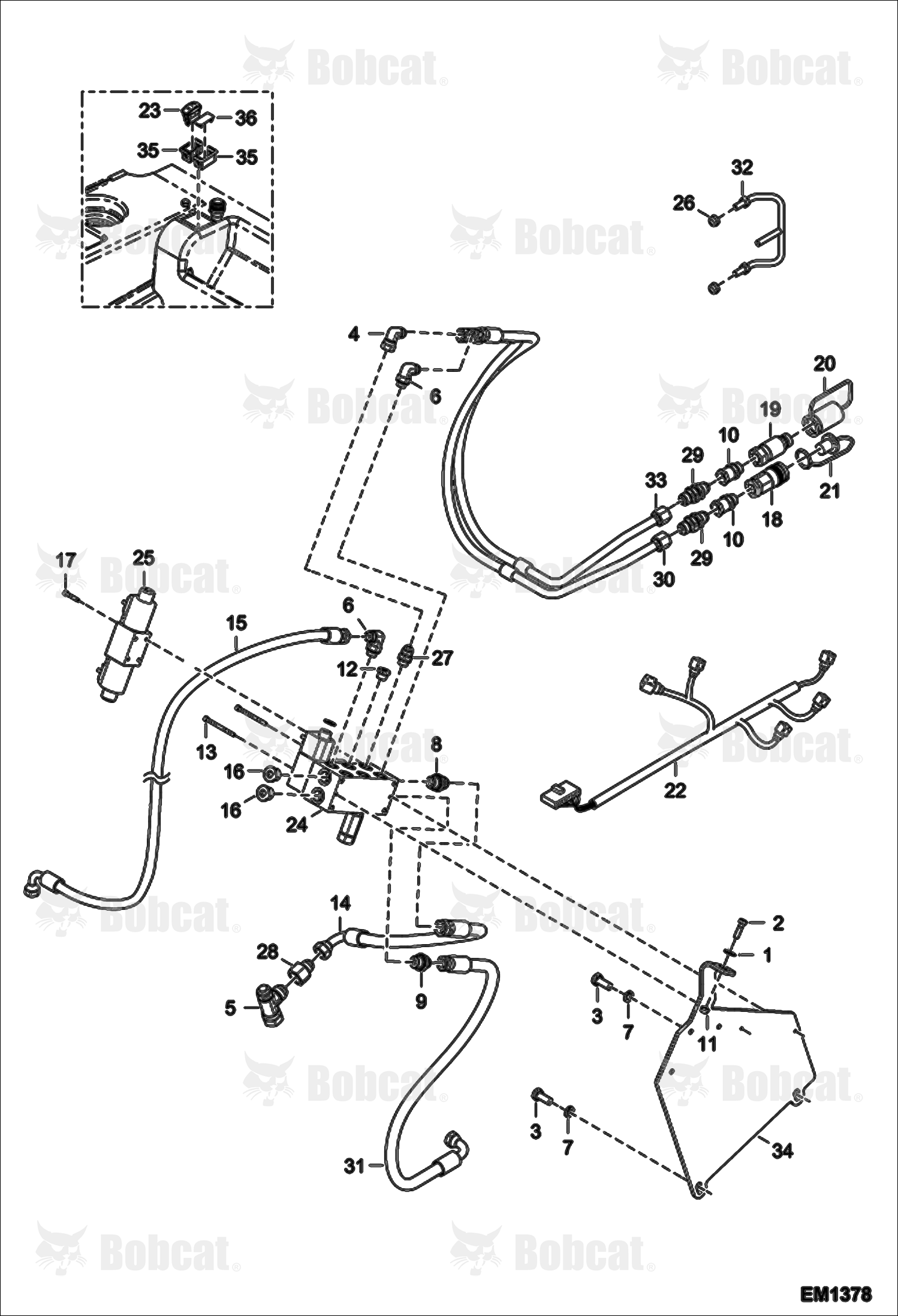 Rear Auxiliary Hydraulics A8G811001 - A8G813001, A8G911001 - A8G913001