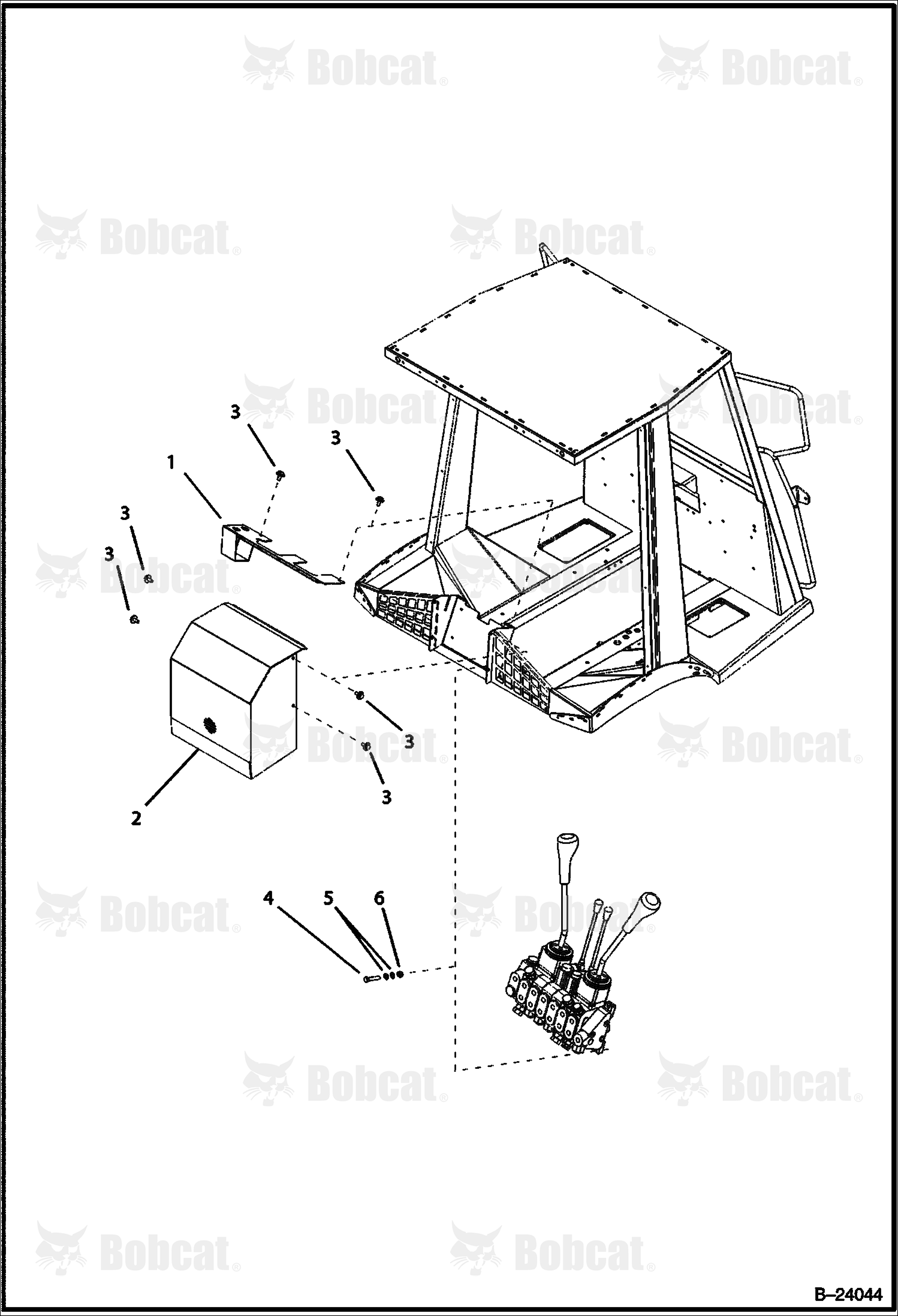 ROPS/FOPS (Cover Rear Distributor)