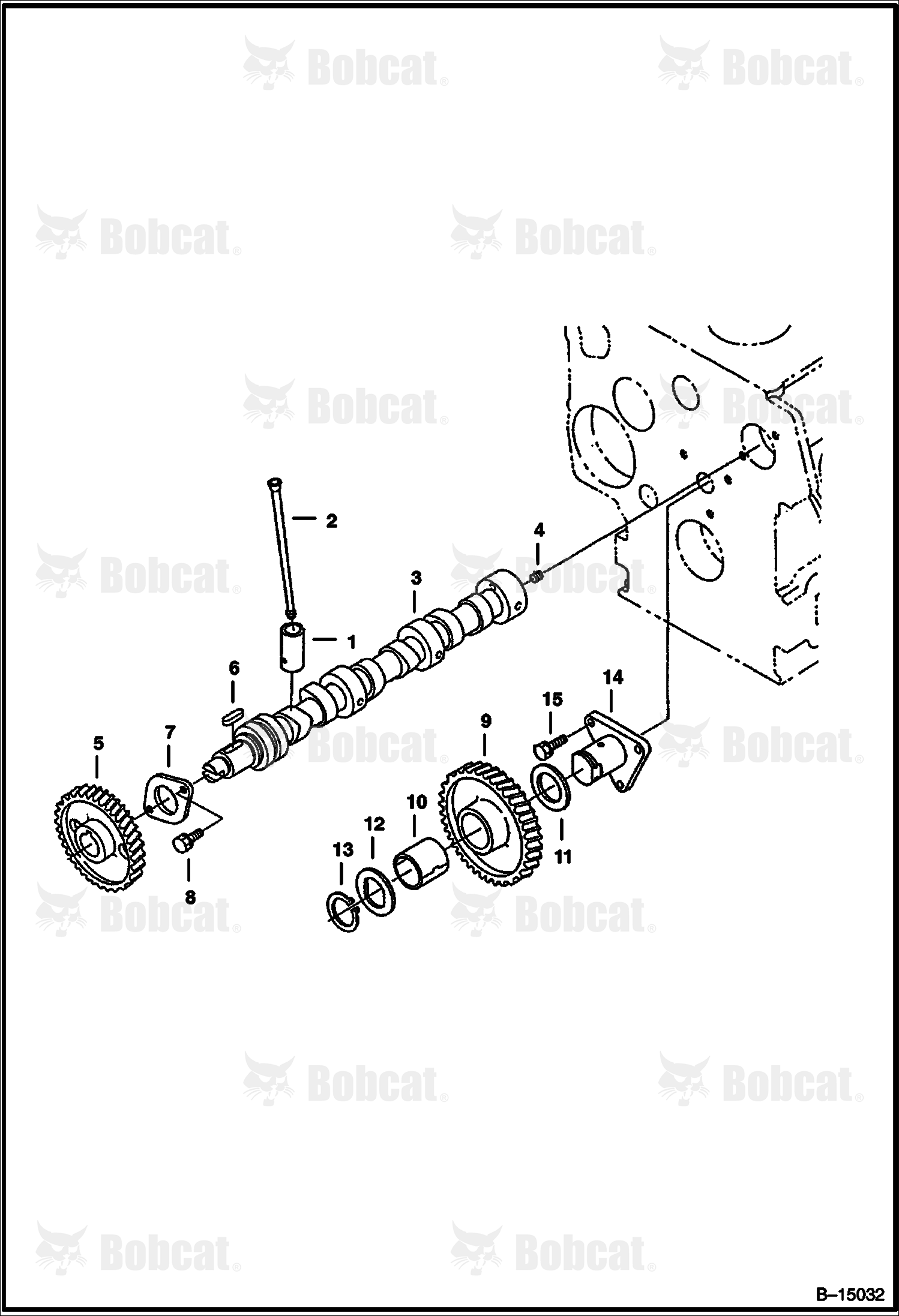 Camshaft  522211001 & Above, 522111001 & Above