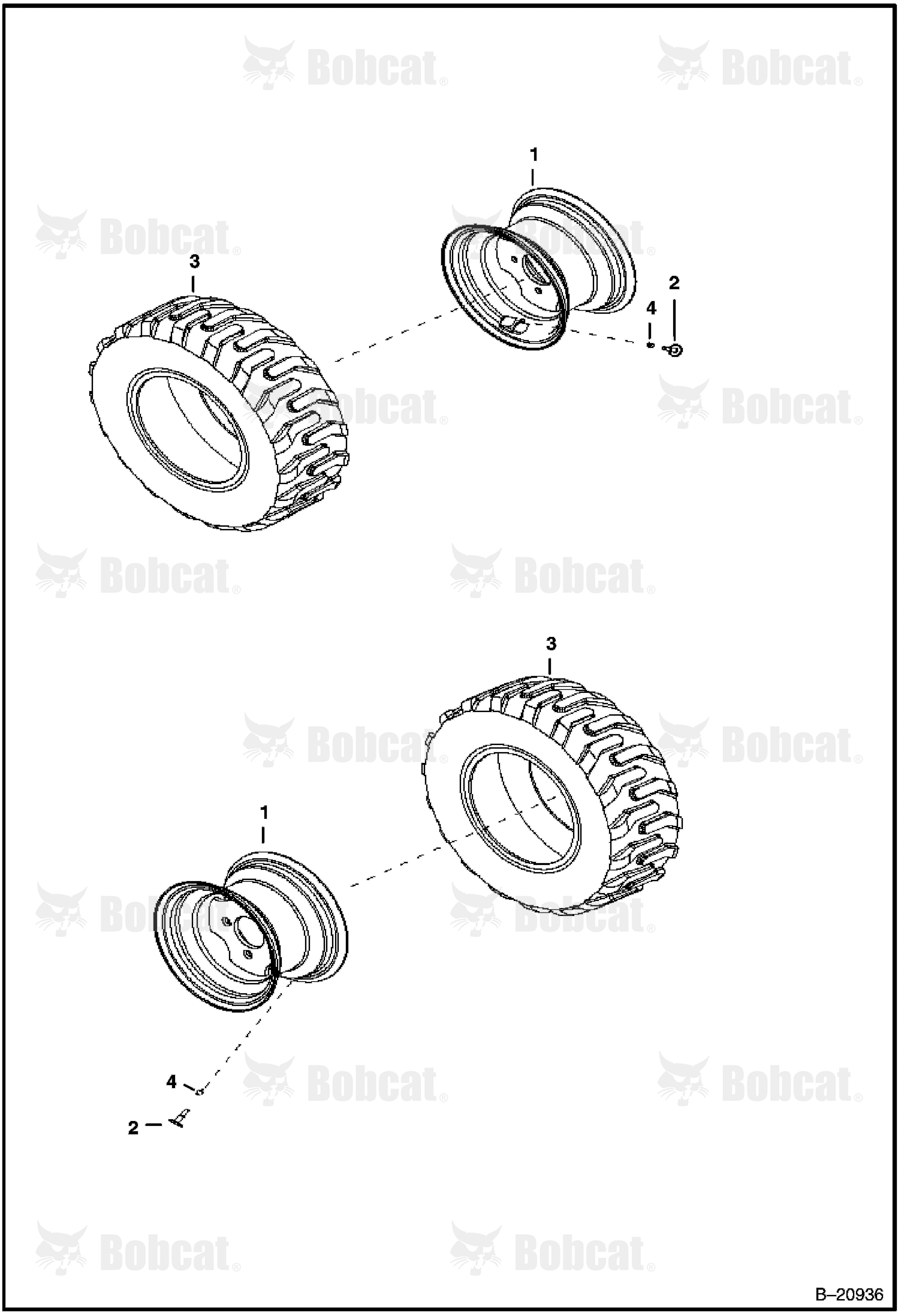 Front Tires & Wheels