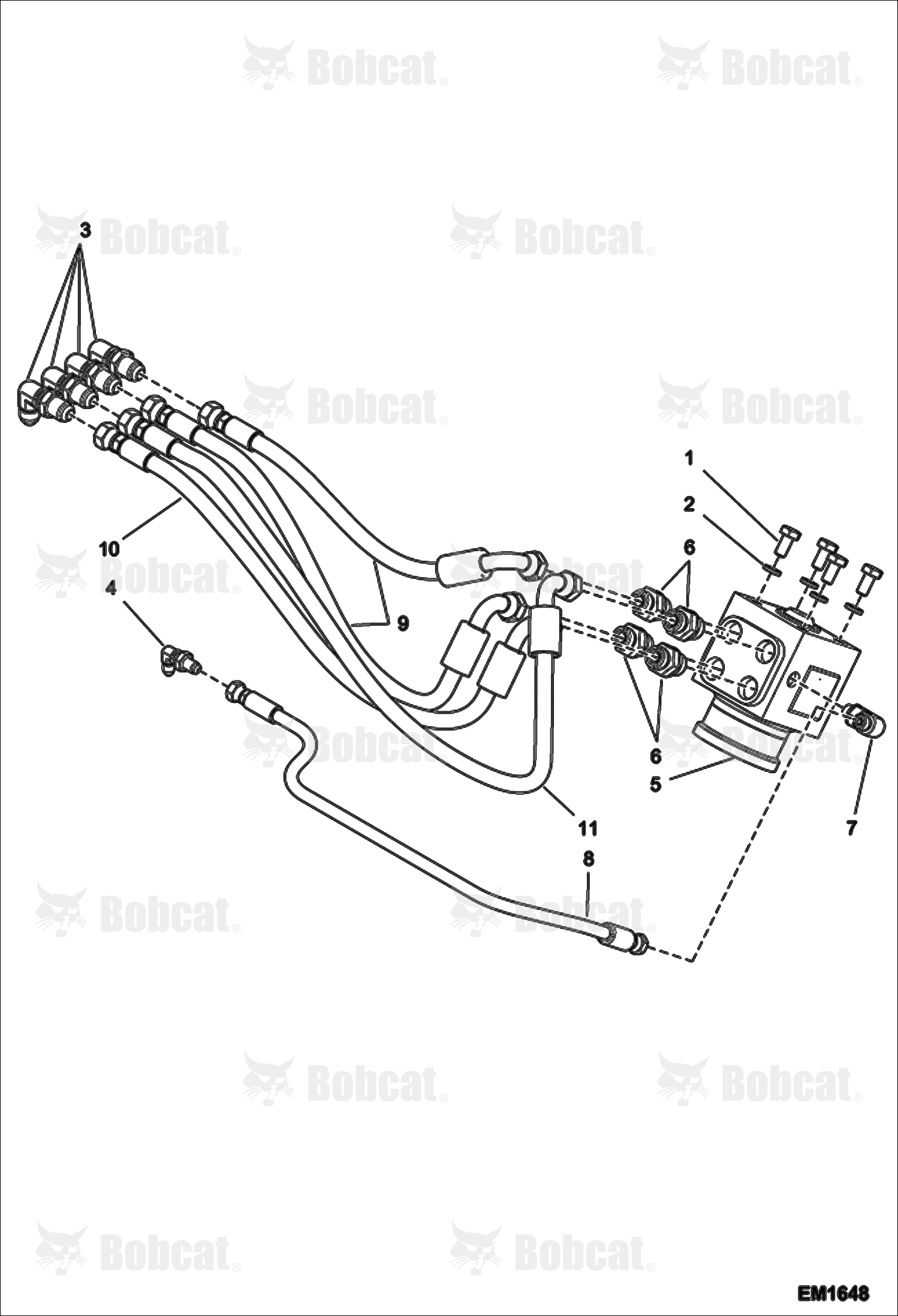Steering Hydraulics CAB  A8G811001 & Above