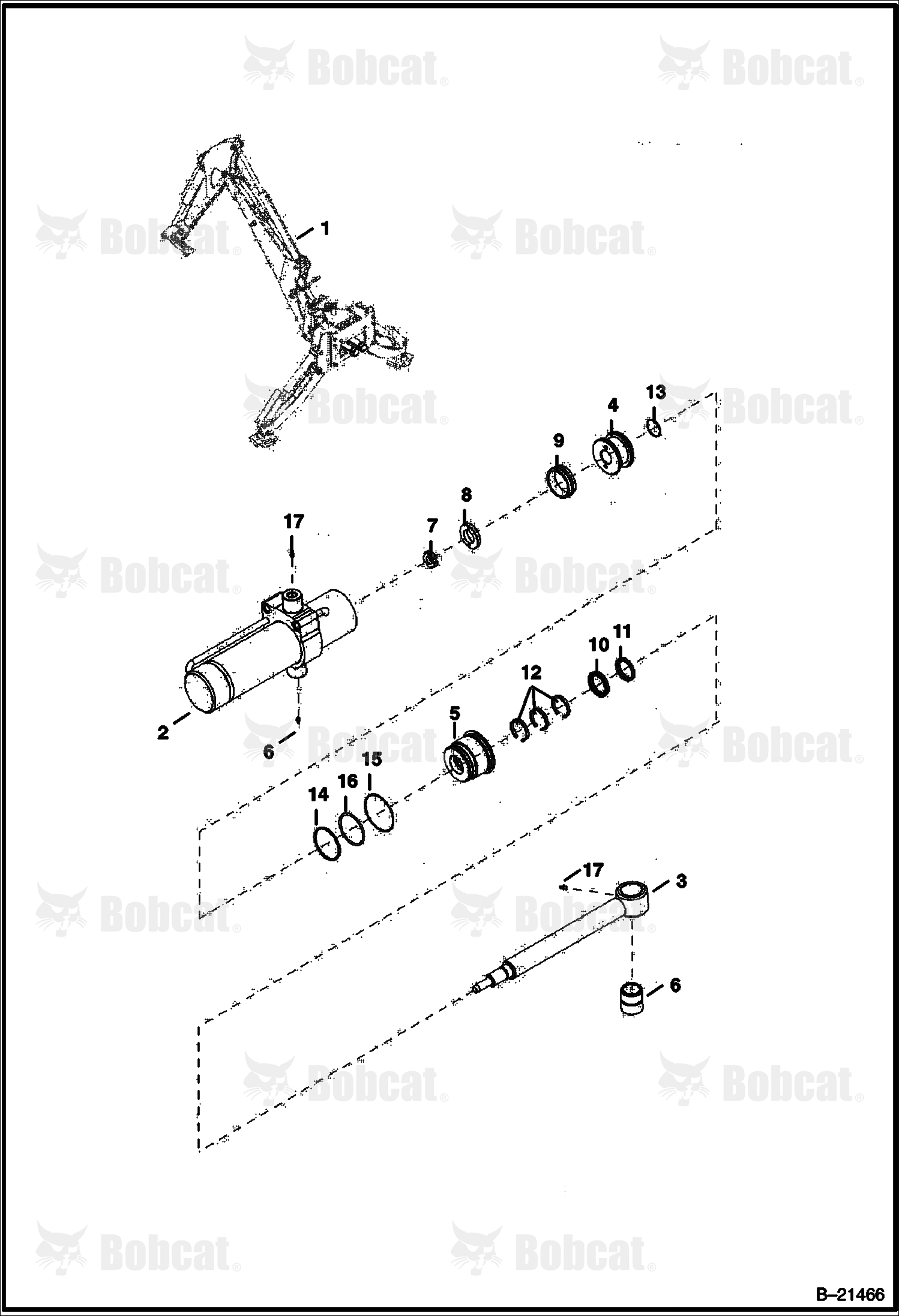 Swing Cylinder (Center Mount)