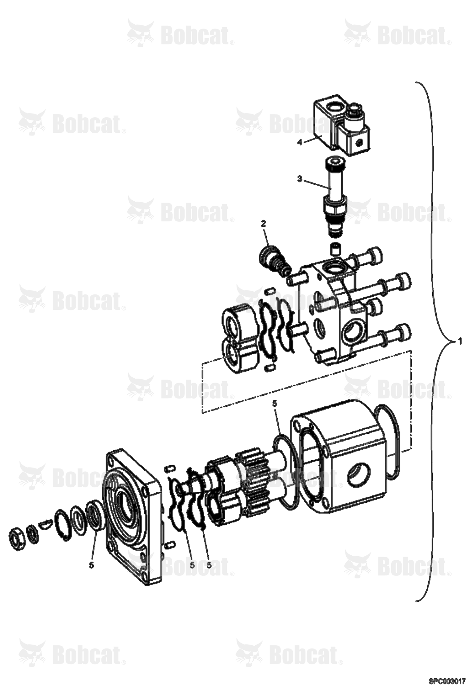Hydraulic Motor (For Cooler Fan) (Vendor Partnumber 6909809)