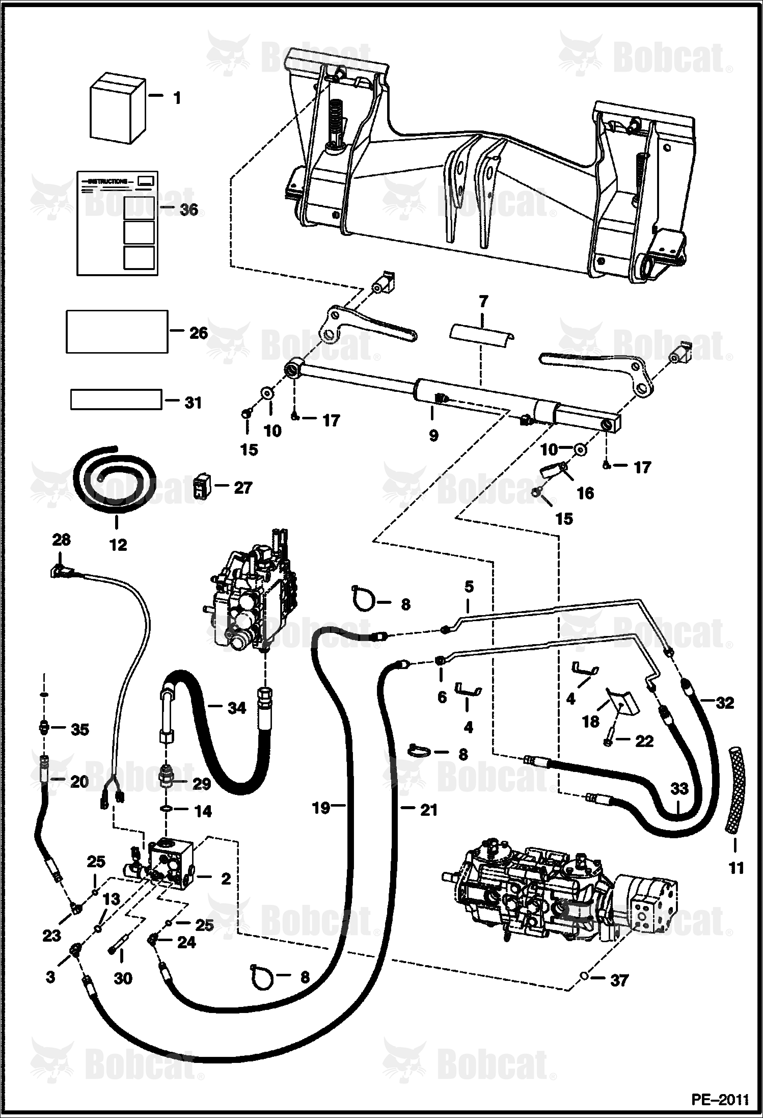 Power BOB-TACH Kit  512264900 & Above, 512452200 & Above