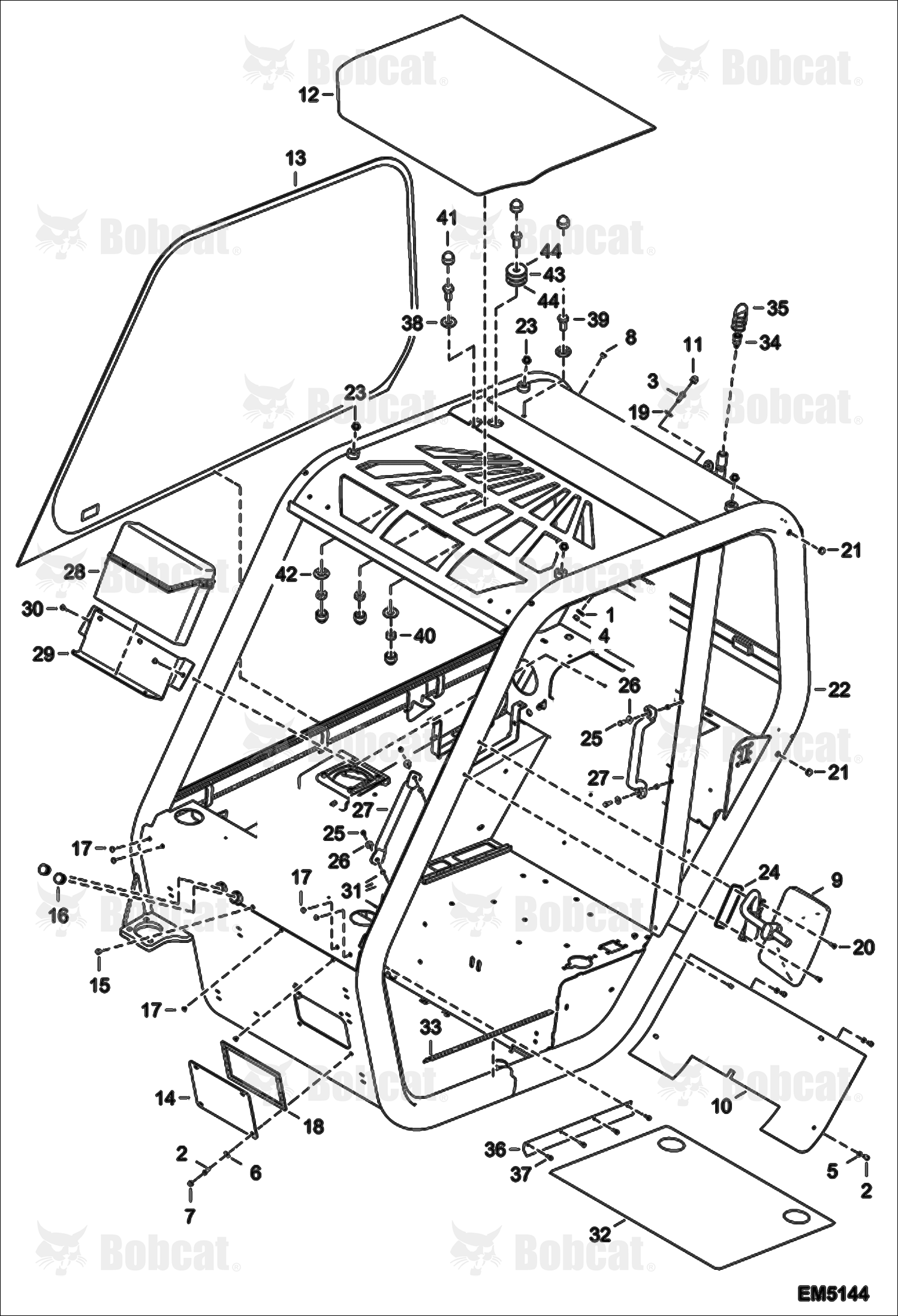 Operator Canopy  A8G911001 & Above