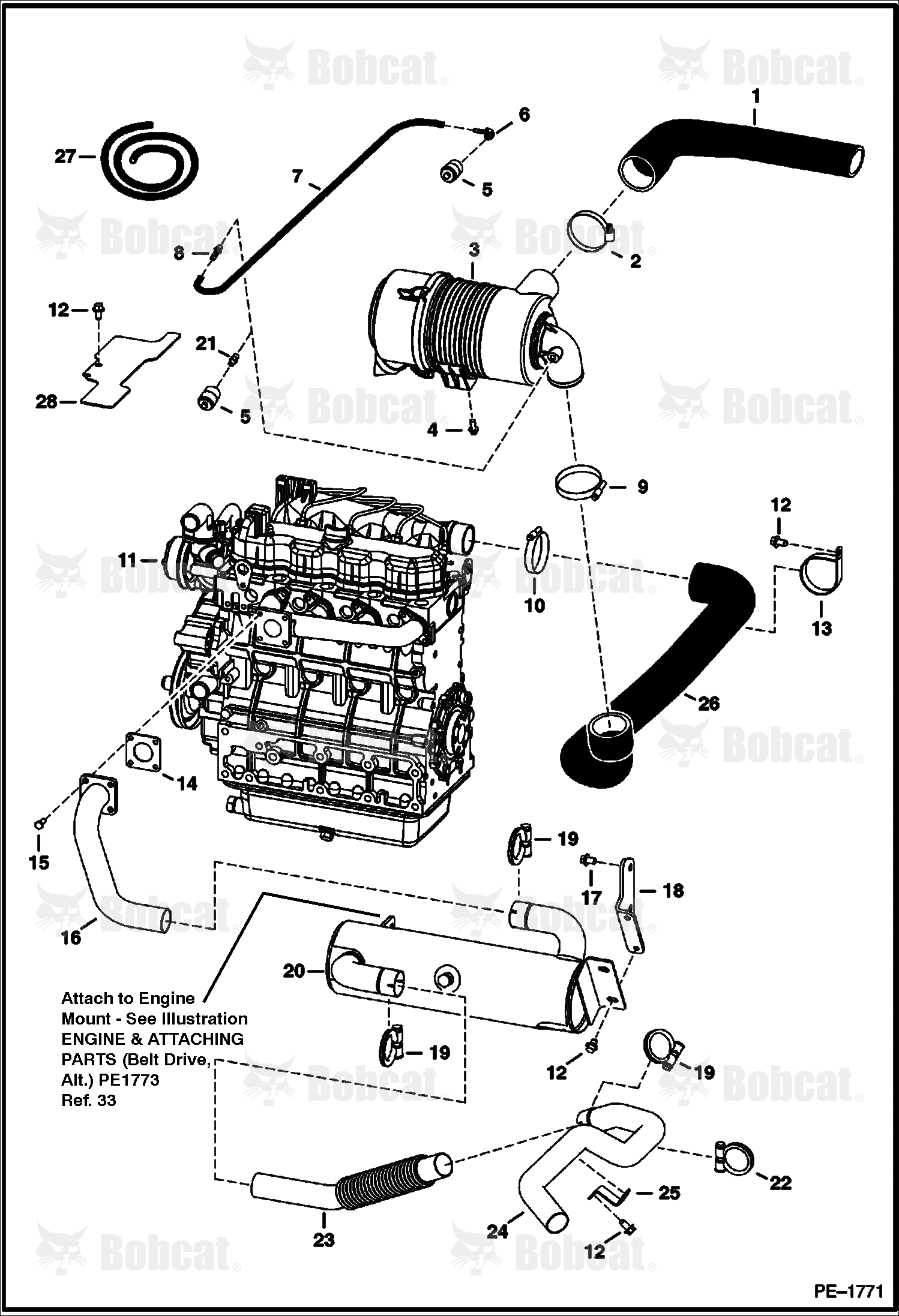 Engine & Attaching Parts (Intake & Exhaust)