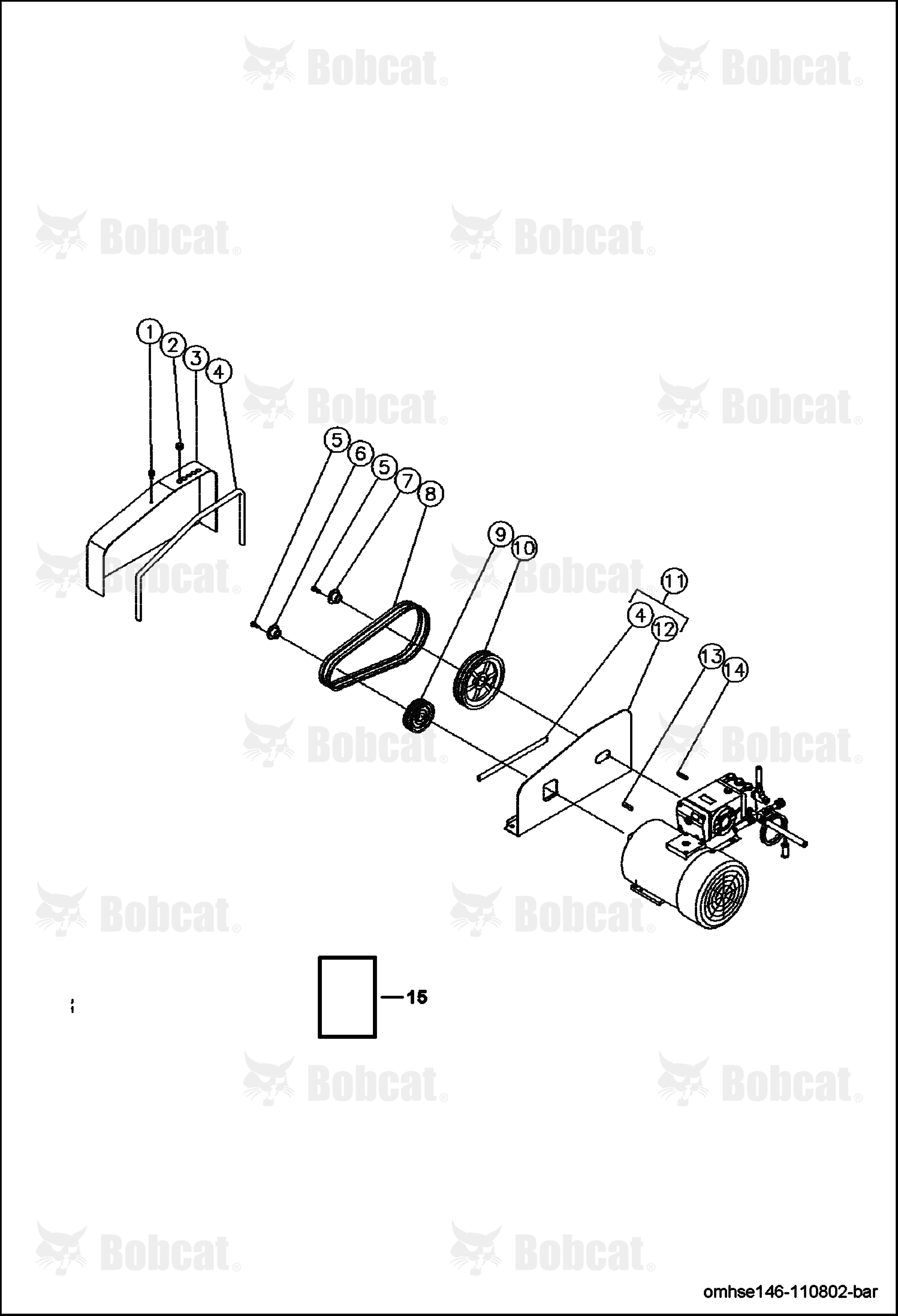 Belt GUARD/SHEAVE Assembly