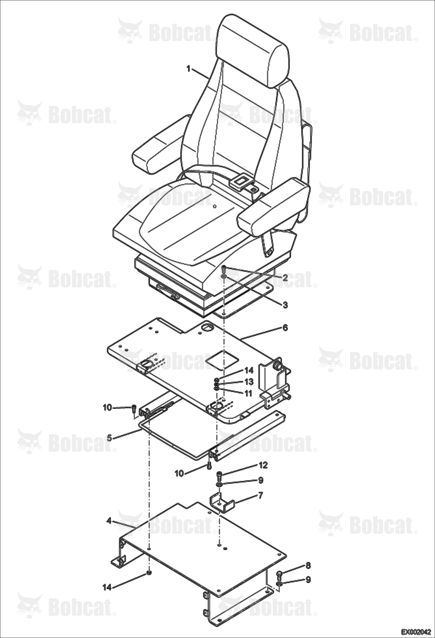 Operator CAB (Seat Mounting) AEFB11001 - AEFB11089