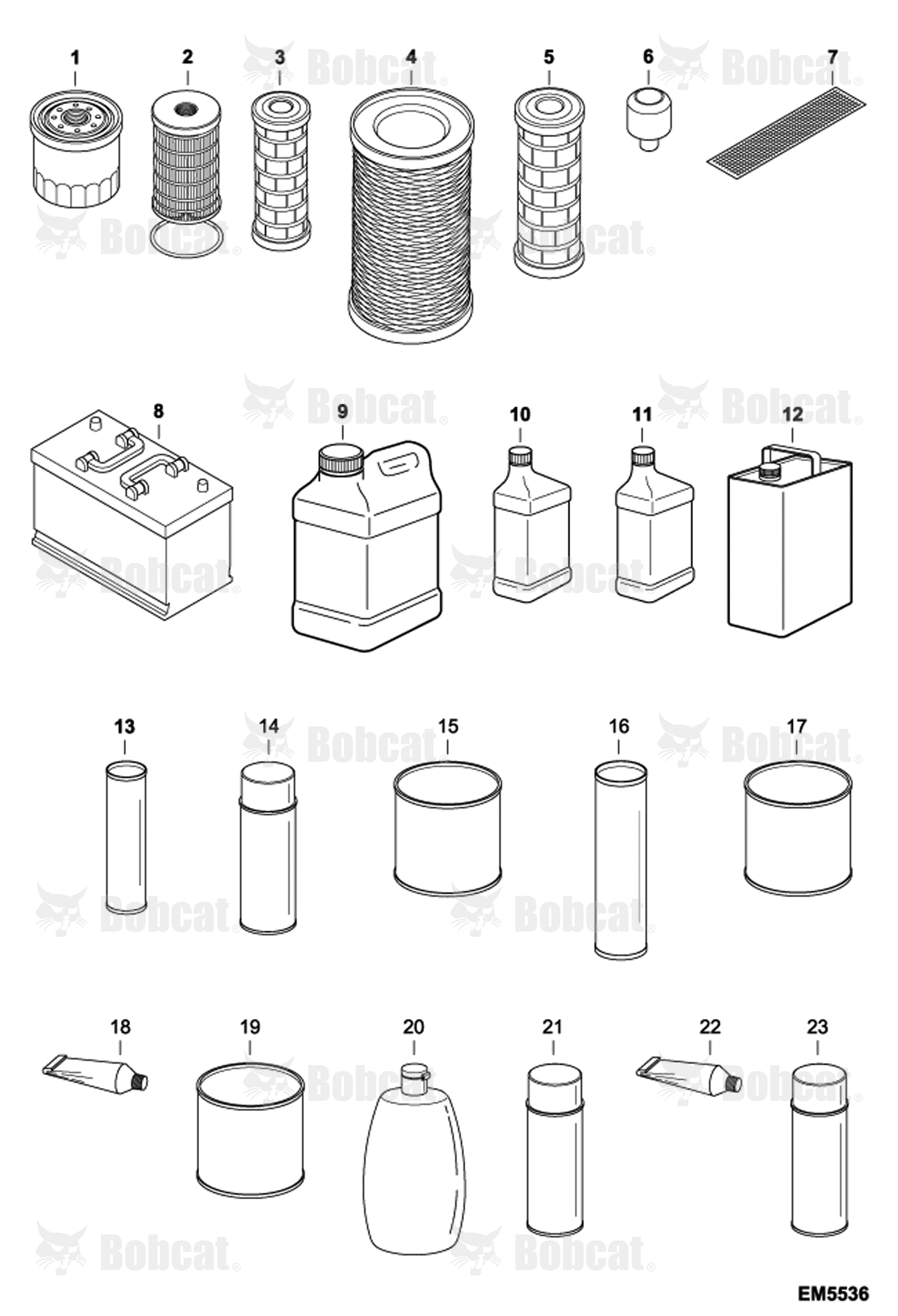 Maintenance Items (Service Parts)