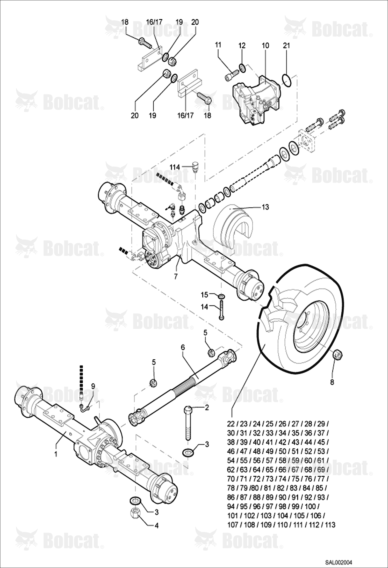 AXLE, Tires (36 km/h Fast Travel Version)