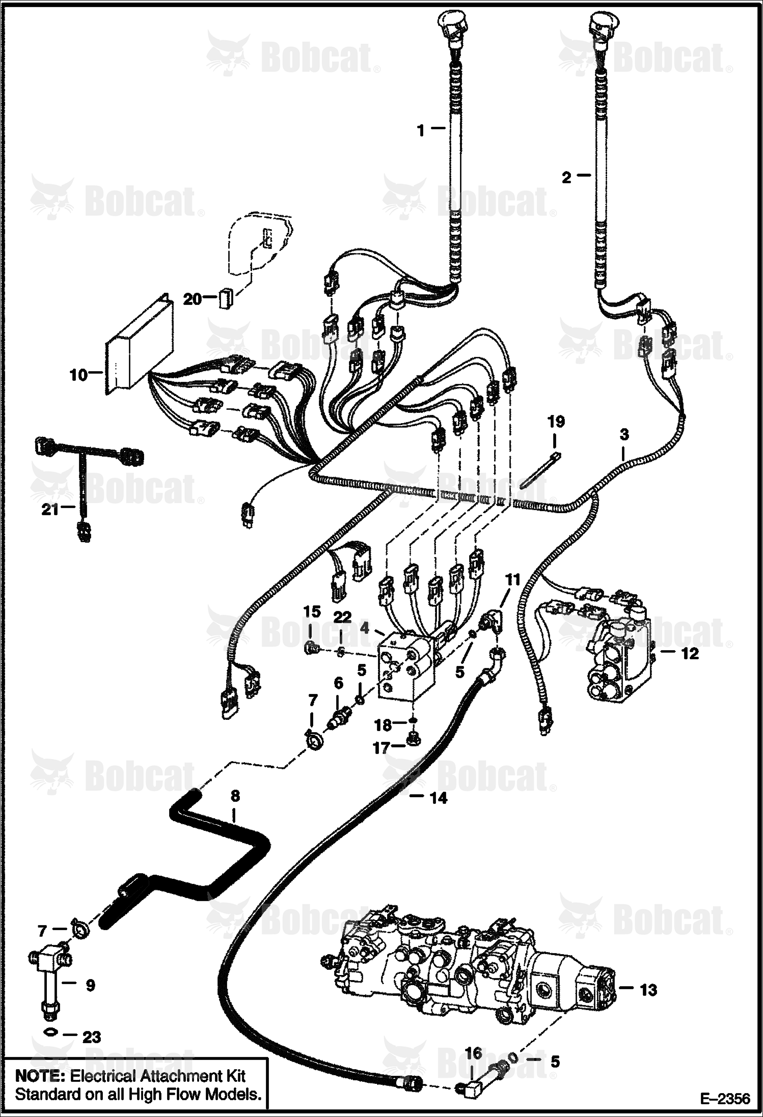 High Flow Hydraulics  514450945 & Below, 514651254 & Below