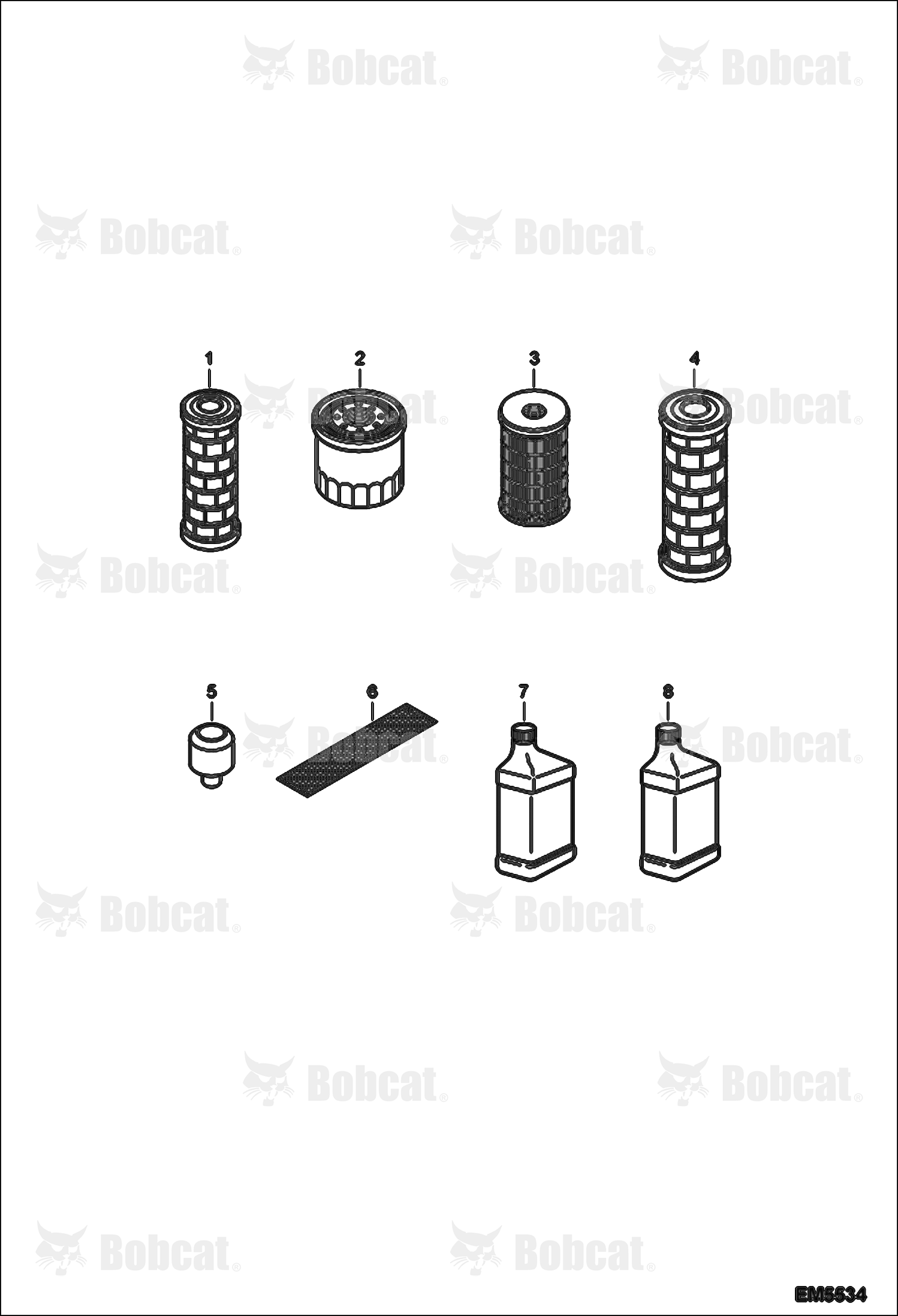Scheduled Maintenance Items (Every 500 Hours Or Every 6 Months)