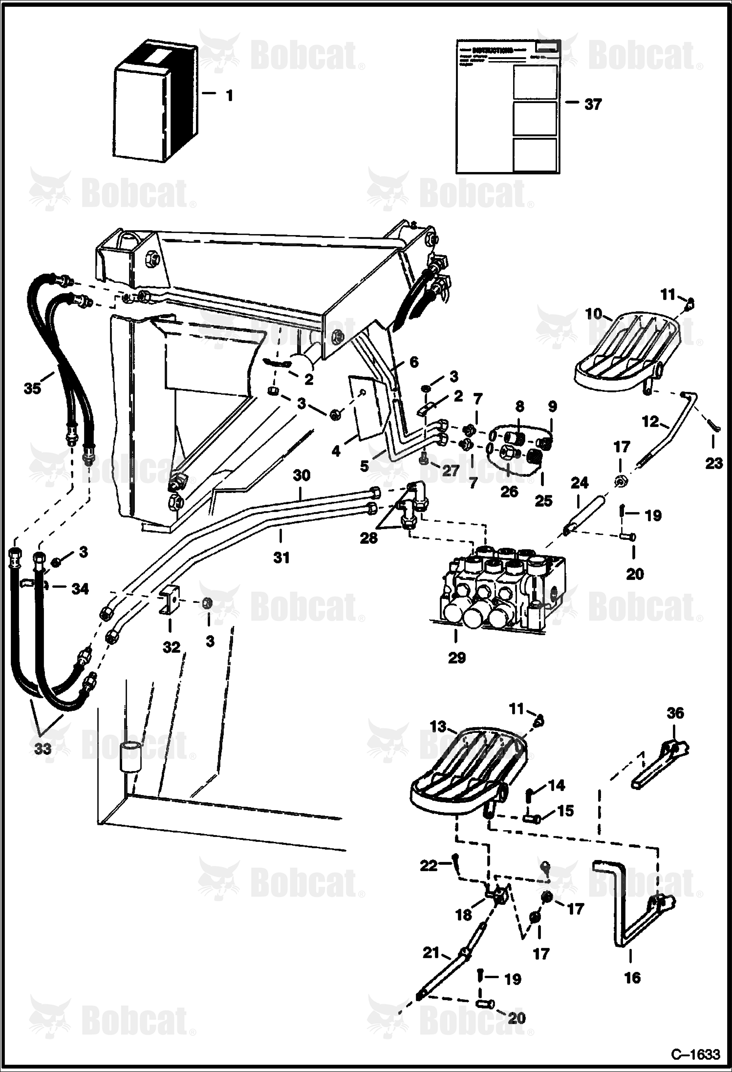 Auxiliary Hydraulics Kit (Front Unit)