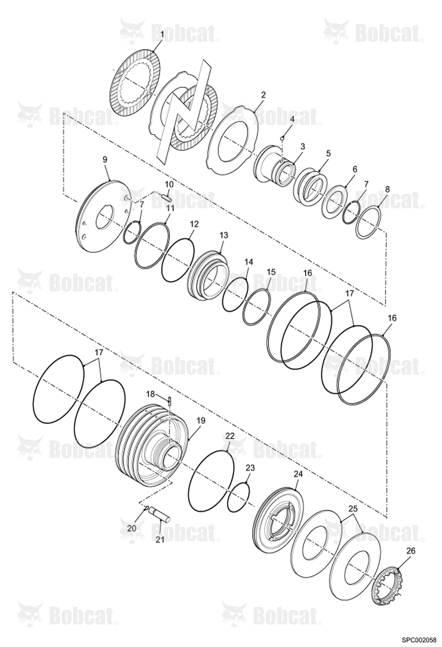 Brakes - Front Axle  364612001 - 364612500, 364712001 - 364712500