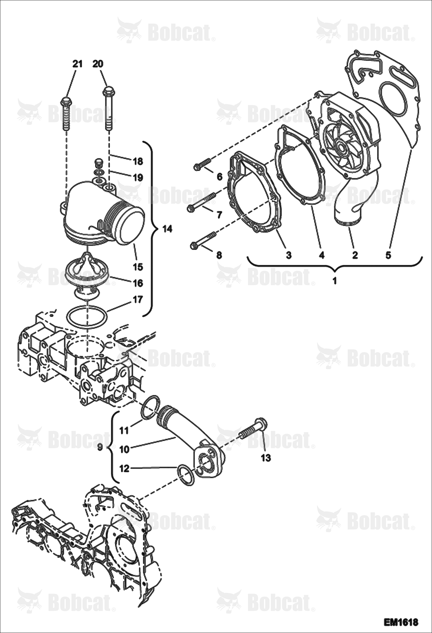 Water Pump and Thermostat